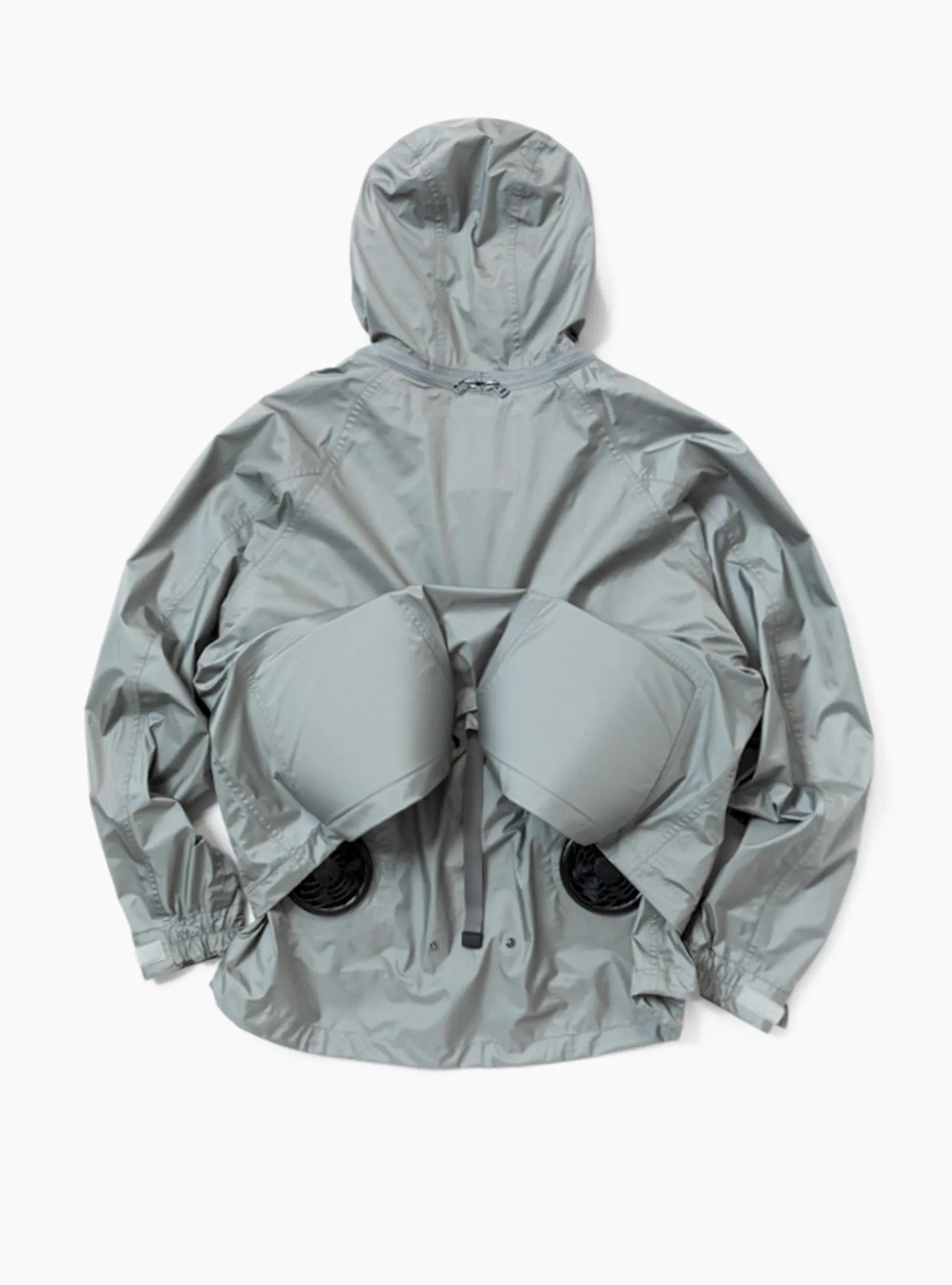 Air Circulation System Rain Jacket Battleship Grey<meanswhile Discount
