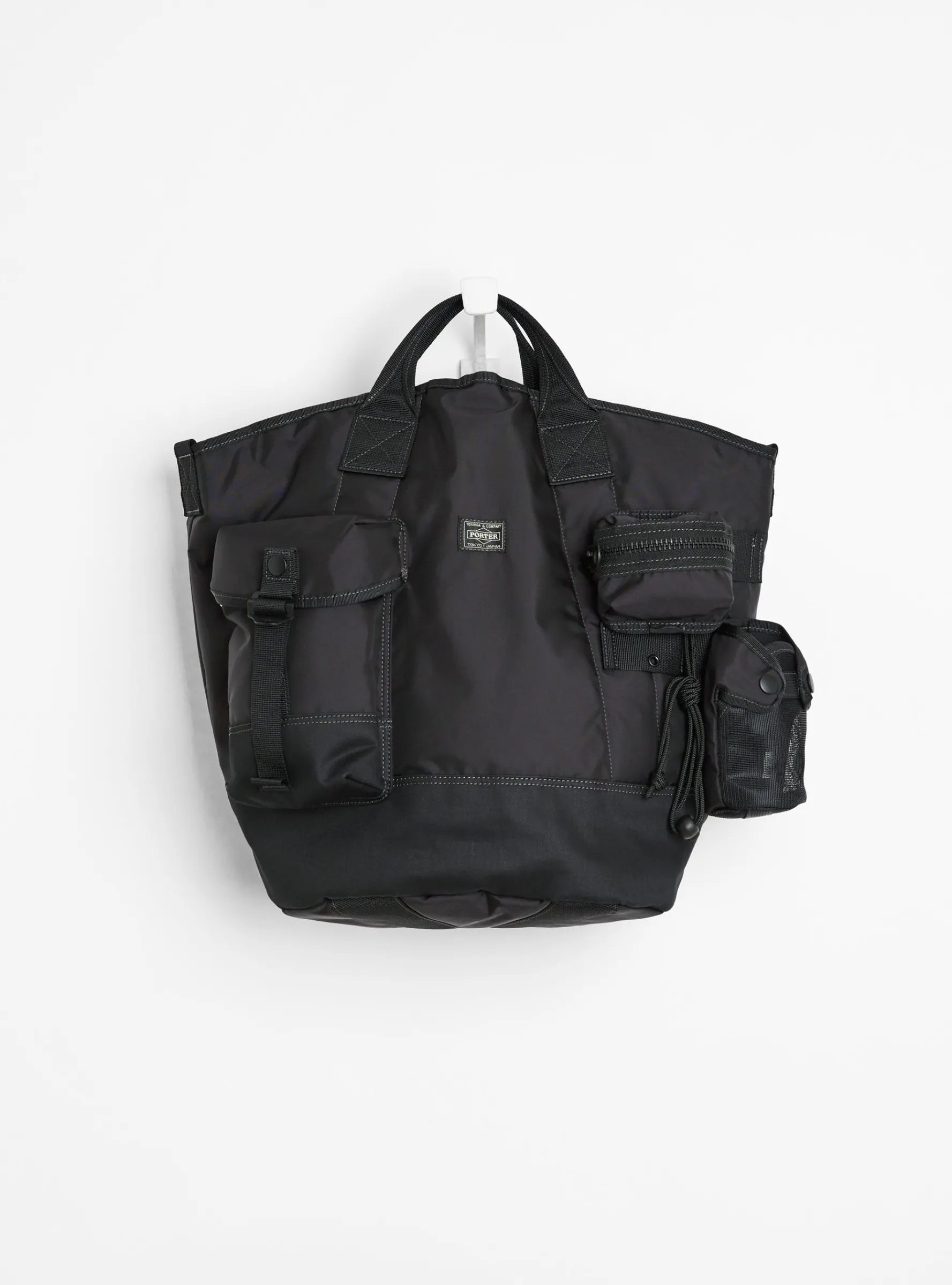 ALL 2Way Bucket Tote With Pouches Black<Porter Yoshida & Co. Fashion
