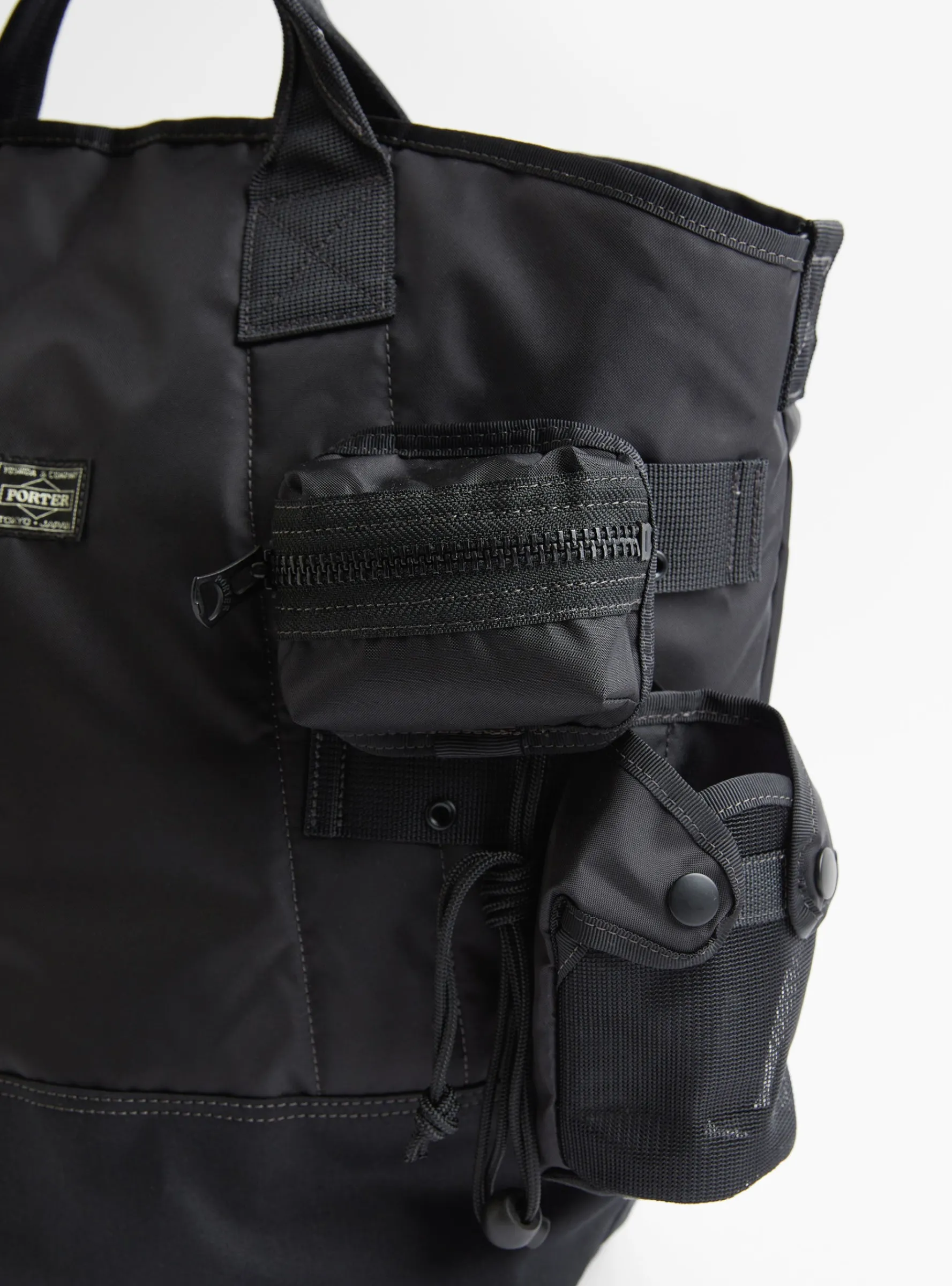 ALL 2Way Bucket Tote With Pouches Black<Porter Yoshida & Co. Fashion