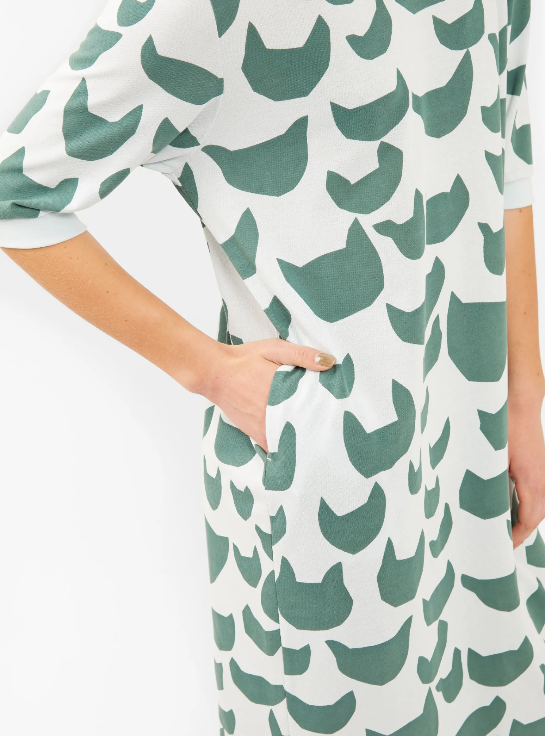 Anone Anone Dress Pale Blue & Green<Minä Perhonen Best