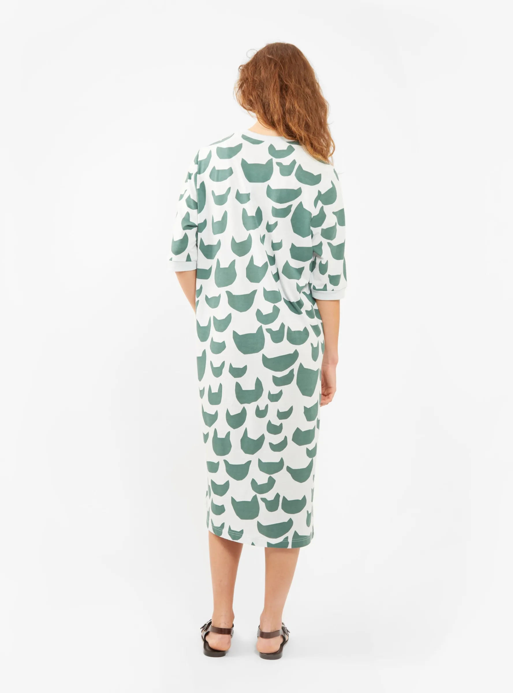 Anone Anone Dress Pale Blue & Green<Minä Perhonen Best
