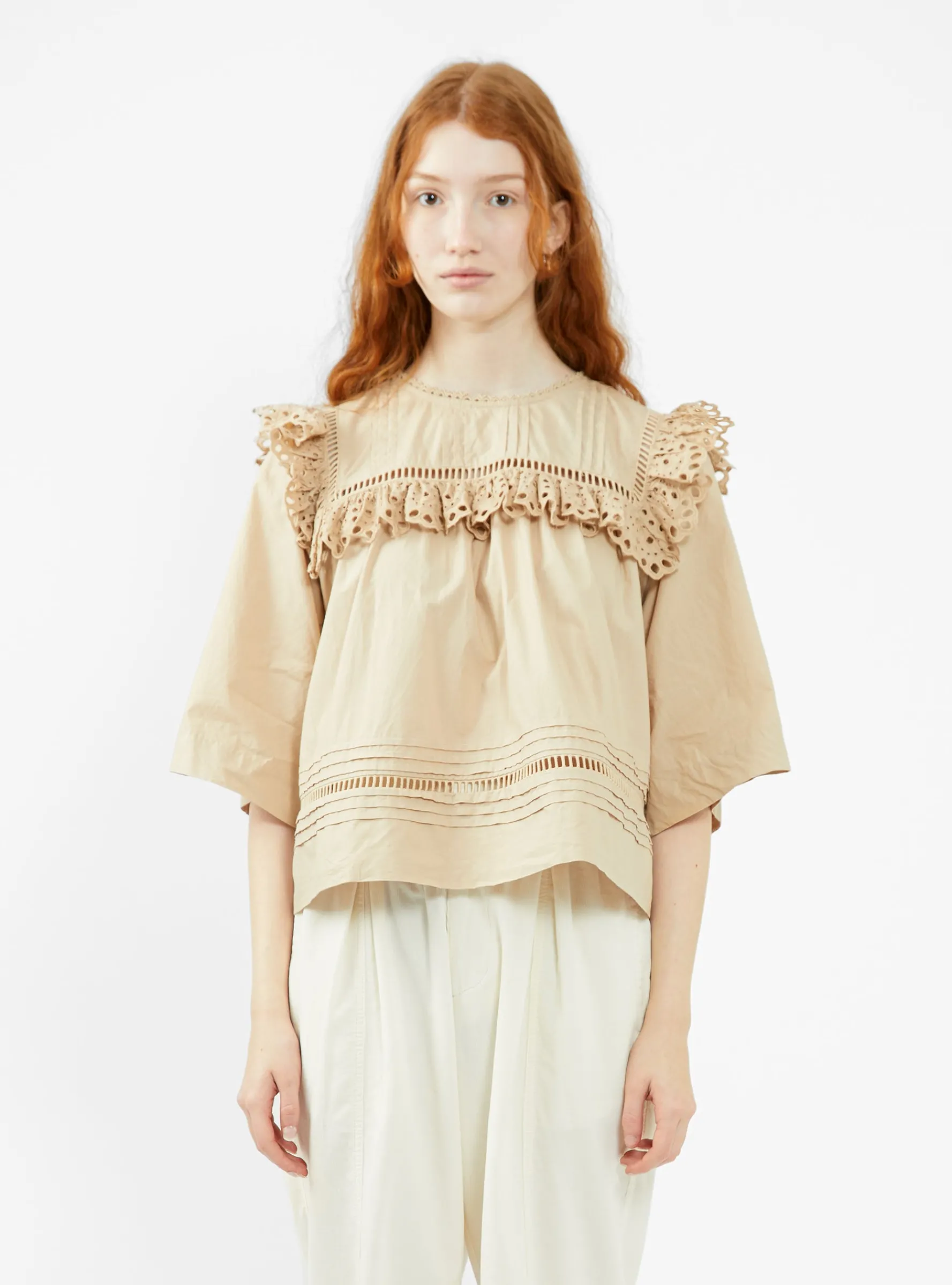 Asha Tee Sandshell Brown<Skall Studio Sale