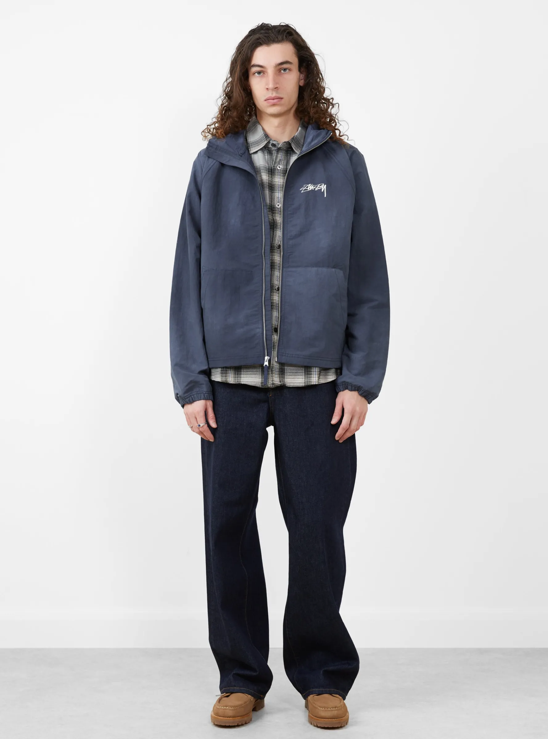 Beach Shell Wave Dye Navy<Stüssy Best