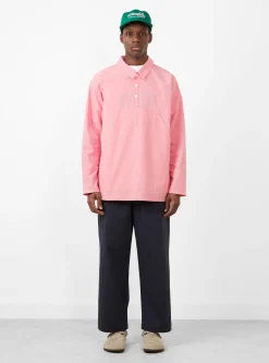 Big Pocket Smock Shirt Pink<Brother Brother New
