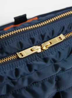 Bio-Nylon TANKER Sling Bag w/ Zip Navy<Porter Yoshida & Co. Hot