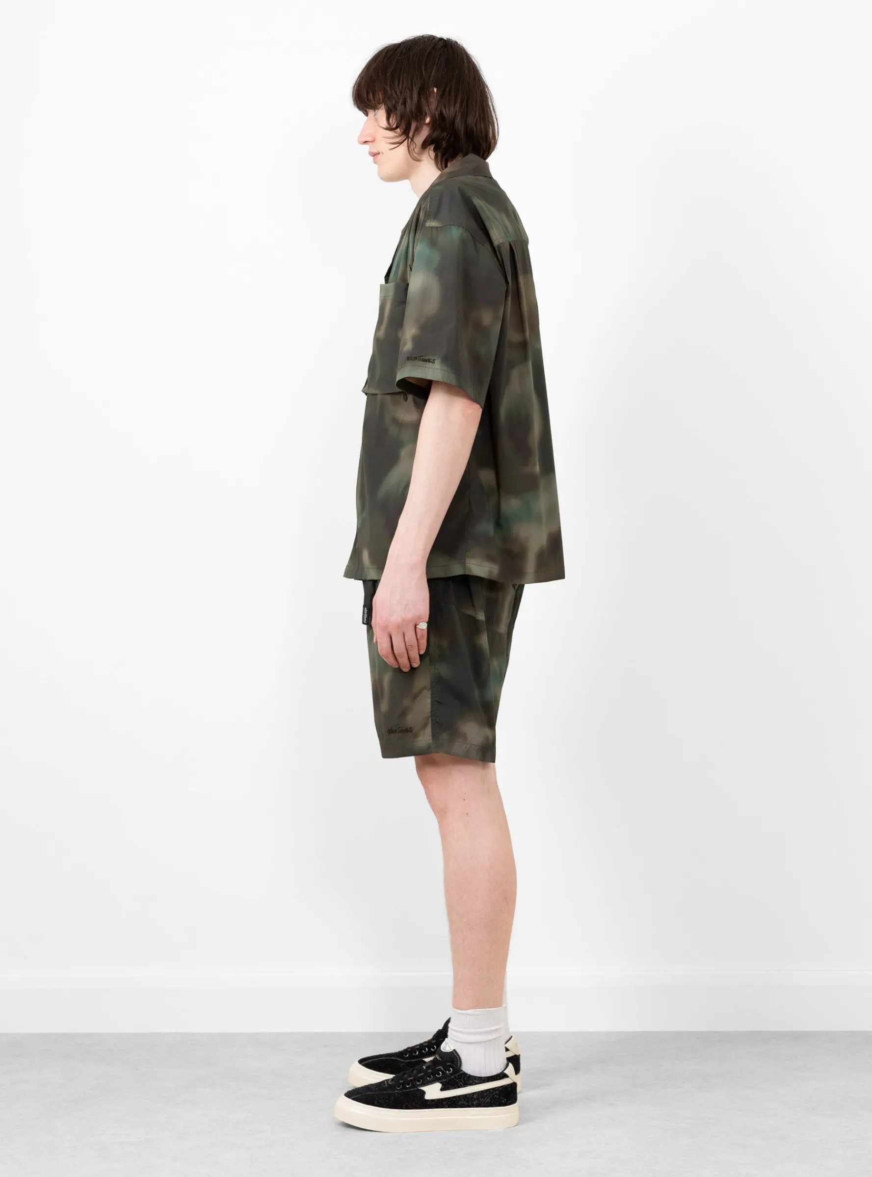 Camp Shorts Nature Mosaic Olive<Wild Things Online
