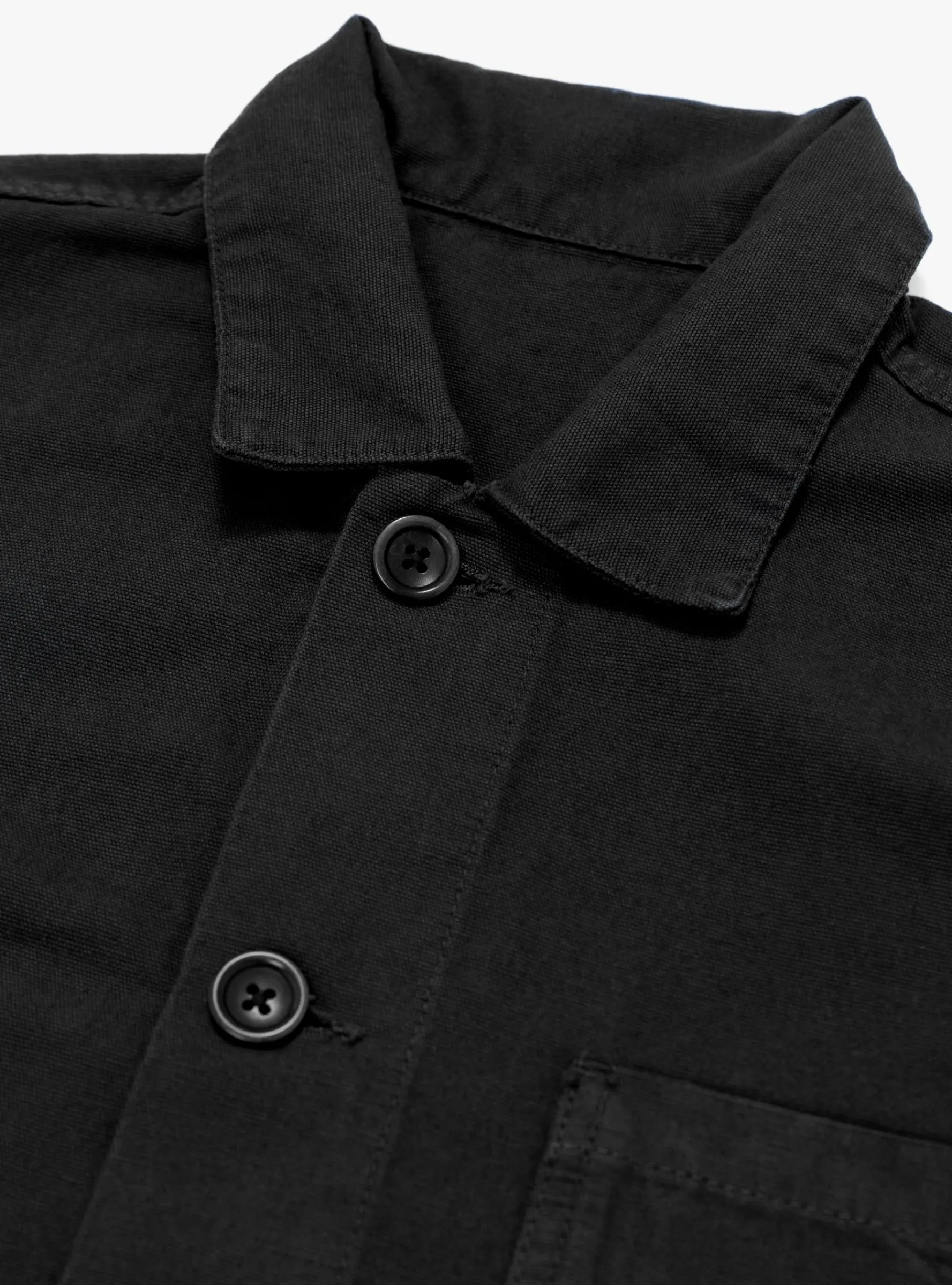 Canvas Chore Shirt Black<Service Works Discount