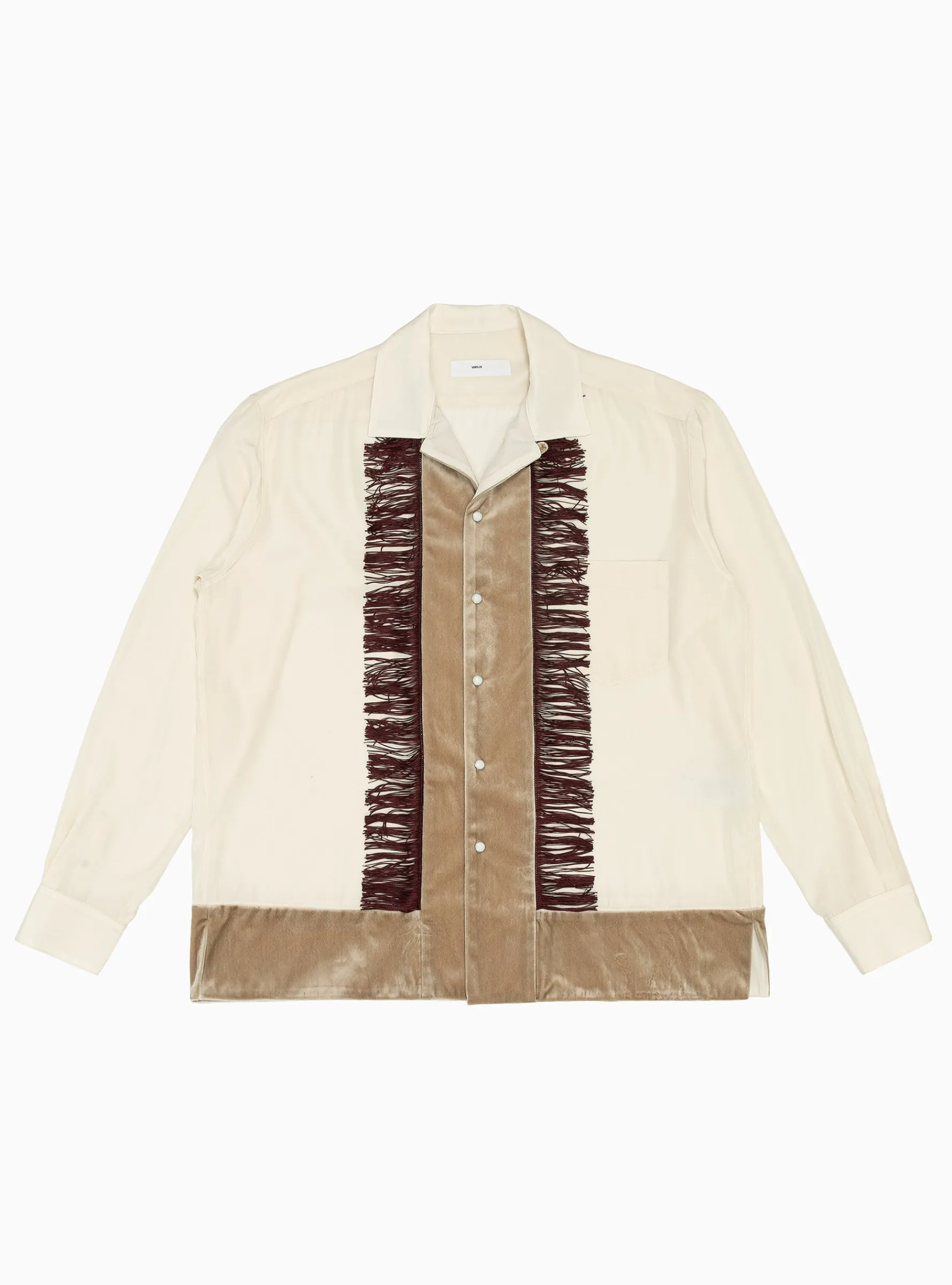 Chambray Velour Shirt Beige<TOGA VIRILIS New