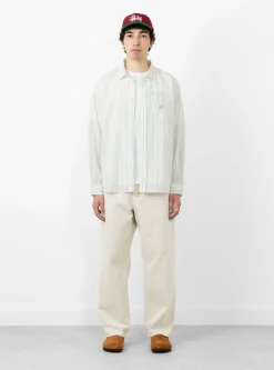 Classic LS Shirt Stripe White<Stüssy Online