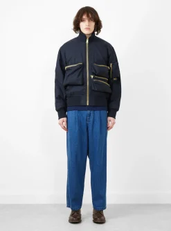 Combat Jacket Navy<TDR Fashion