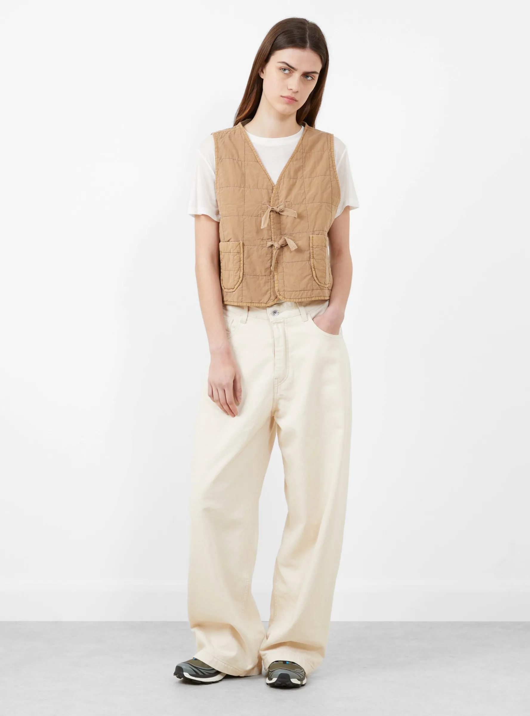 Cotton Quilt Life Vest Almond<Girls of Dust Online