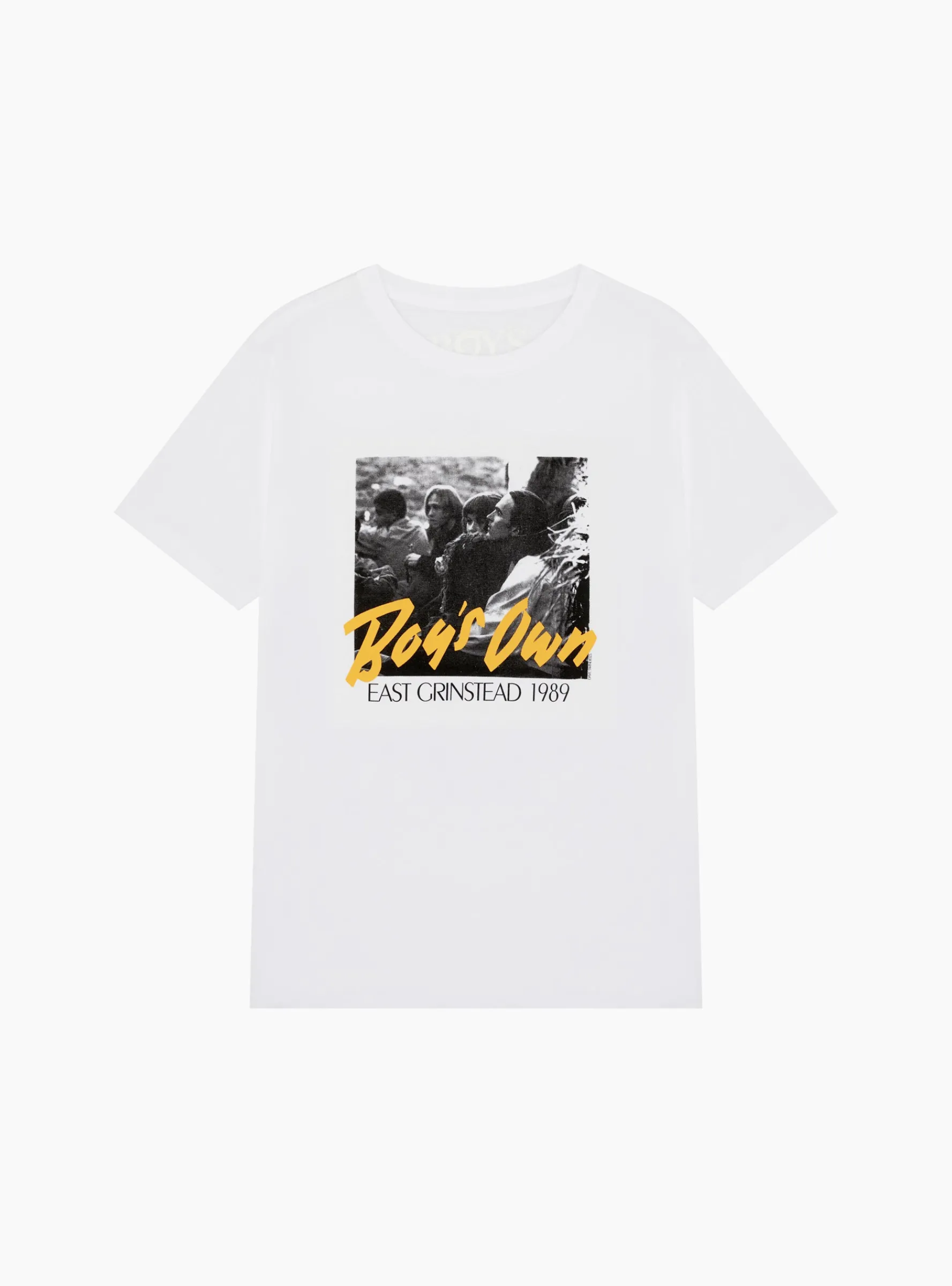 Dave Swindells 1989 T-Shirt White/Yellow<Boy's Own Outlet