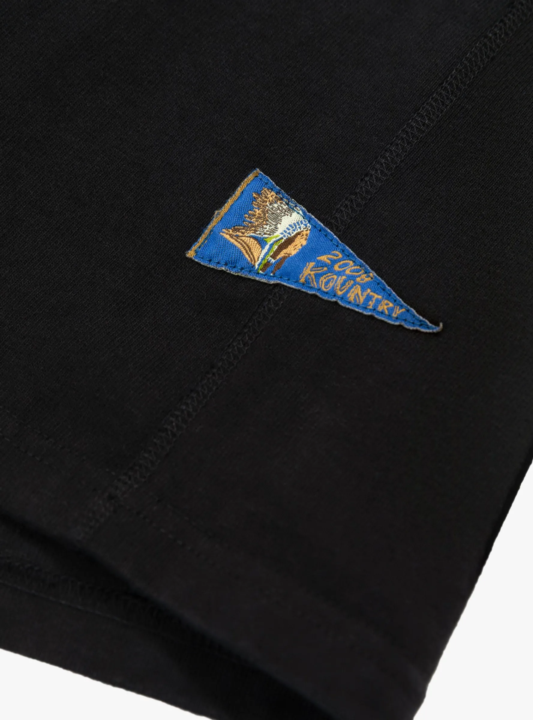 Dense Jersey Butterfly Concho Pocket Tee Black<Kapital New