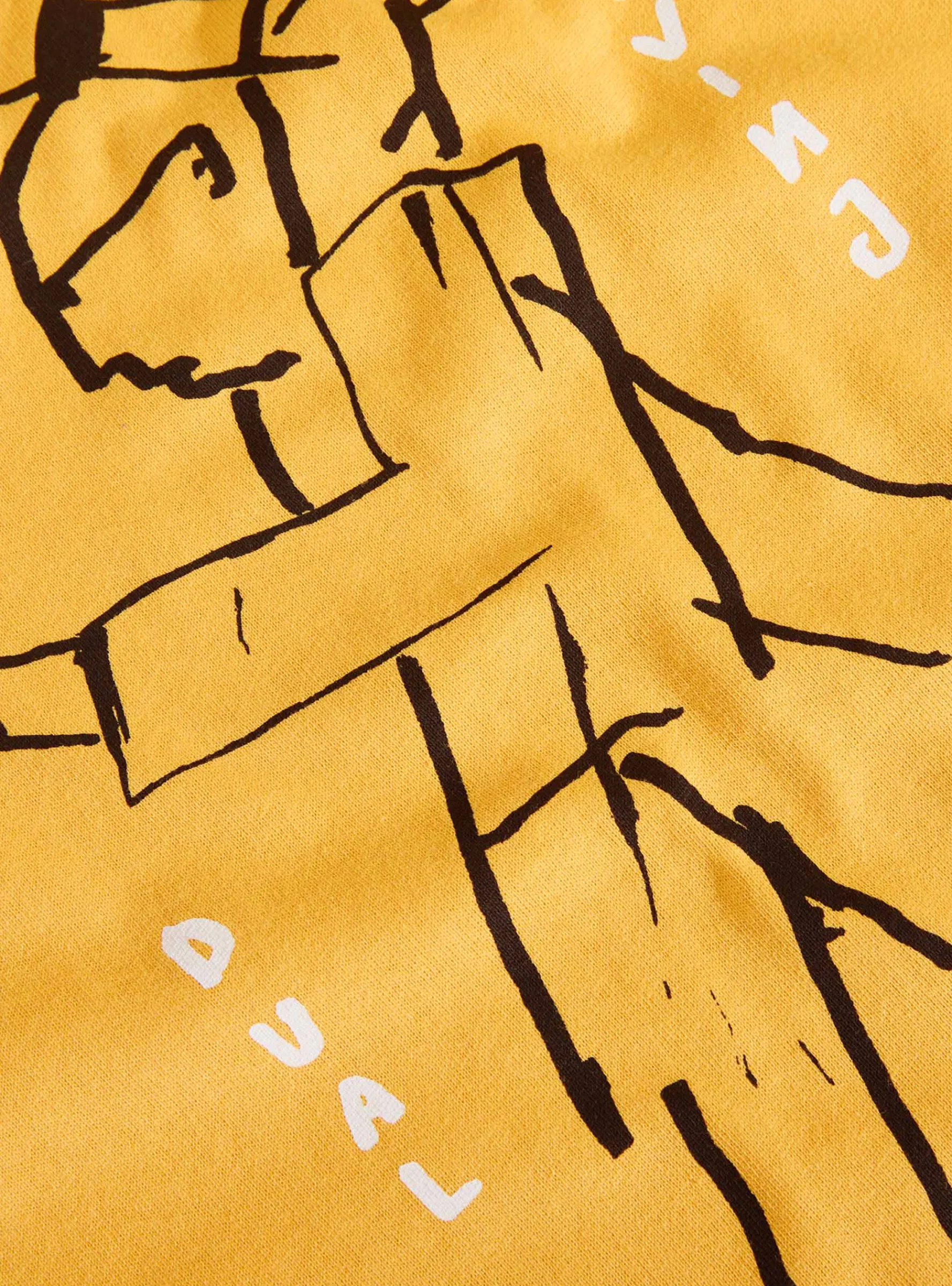 Dual Living Tee Yellow<Polar Skate Co. Fashion