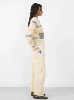 Dusk Corduroy Trousers Ecru<Henrik Vibskov Best