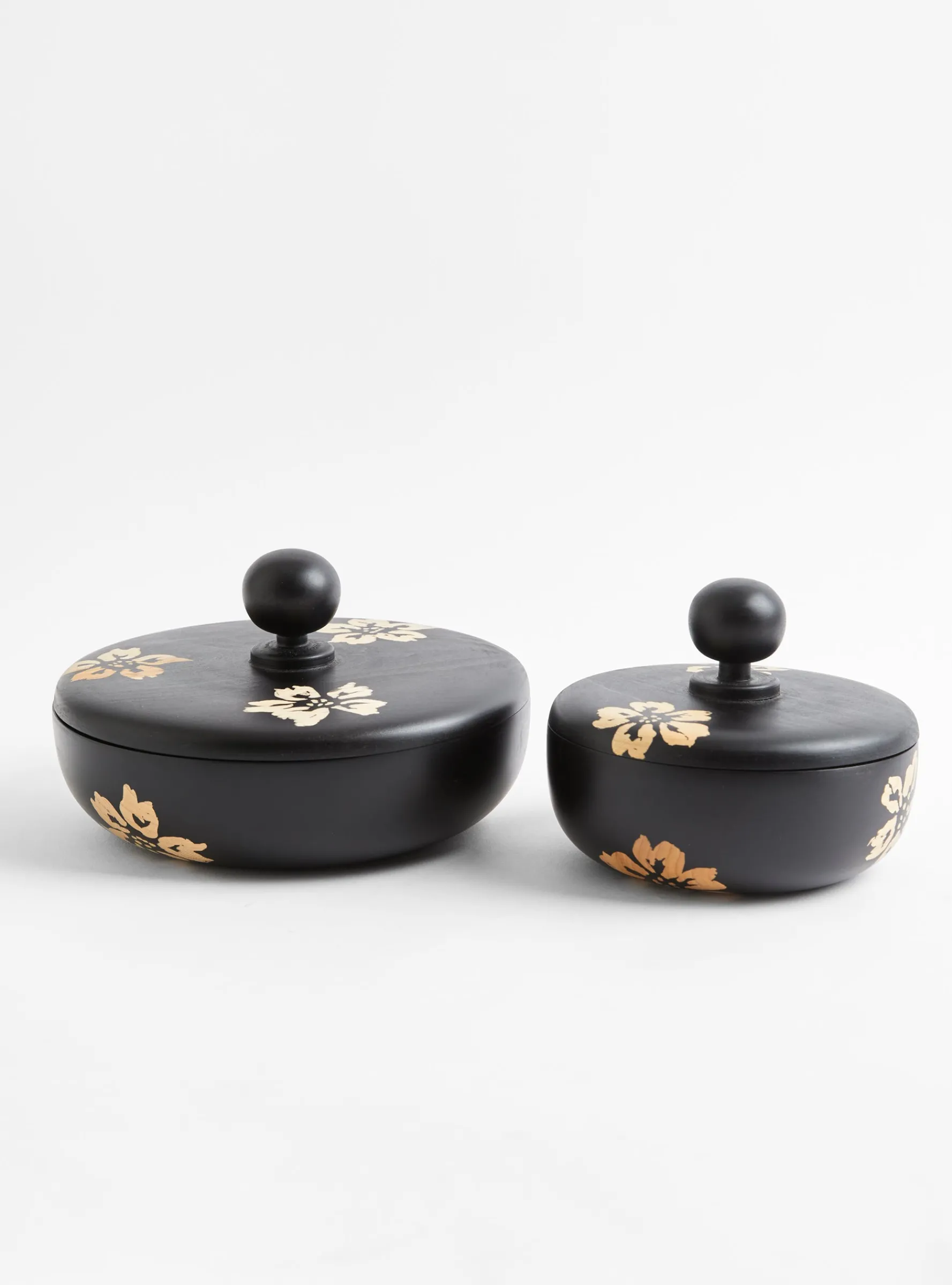 Ebony S Floral Bowl - Round Knob<Small Goods Design Sale