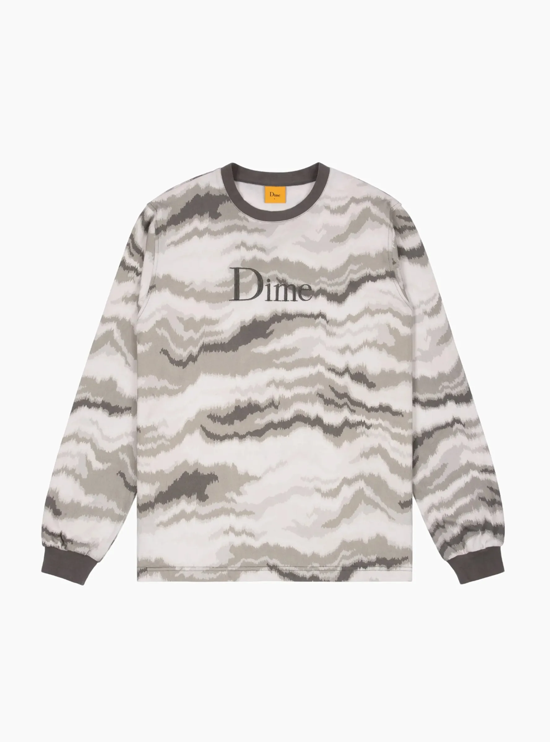 Frequency Long Sleeve T-shirt Grey<Dime Sale