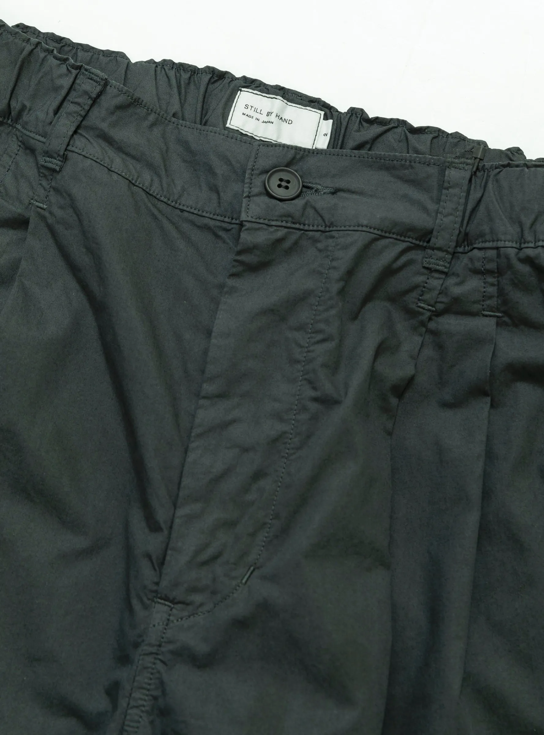Garment-Dye 2 Tuck Pants Green Charcoal<Still By Hand Best