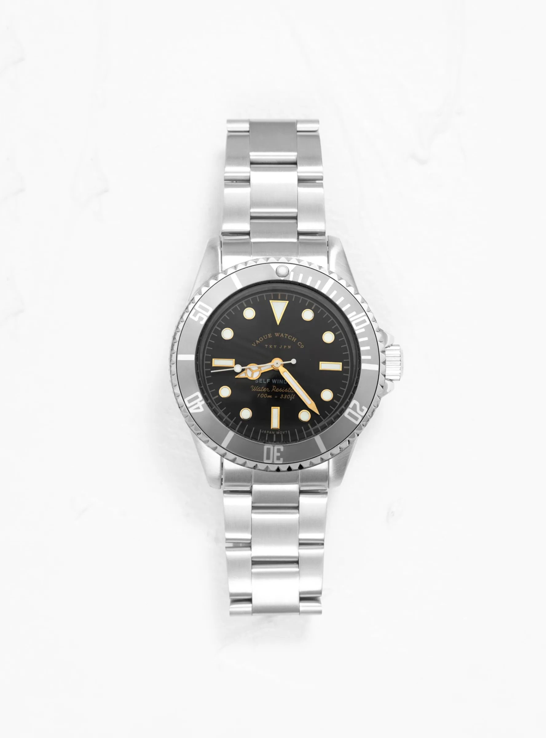 GRY FAD 40 Diver Watch Grey, Black & Silver<Vague Watch Co. Online
