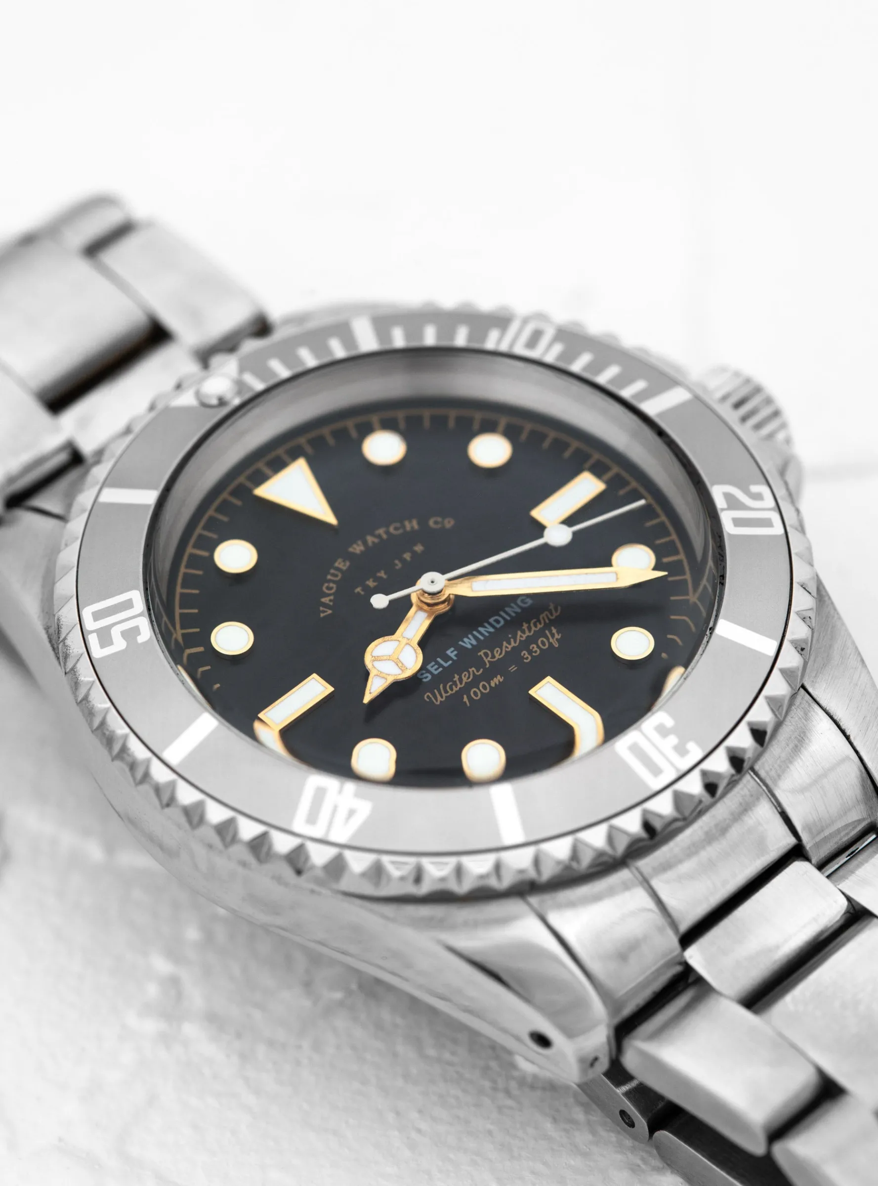 GRY FAD 40 Diver Watch Grey, Black & Silver<Vague Watch Co. Online
