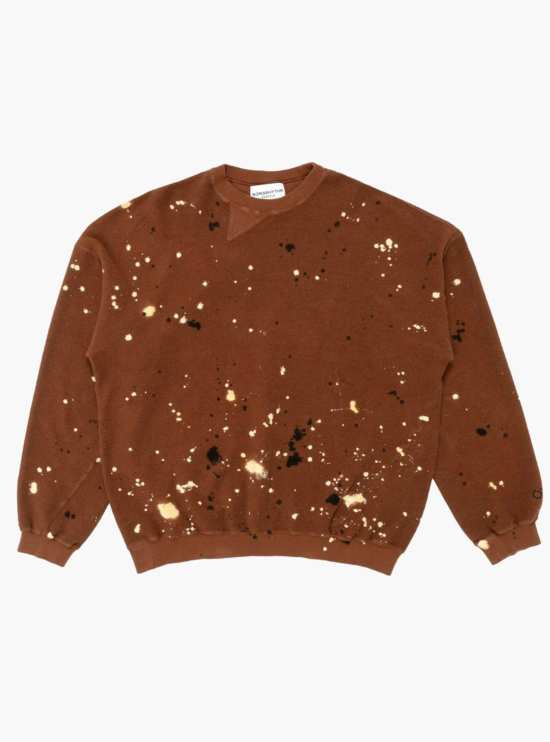 Hand Dye Twist Sweat Brown<NOMARHYTHM TEXTILE New