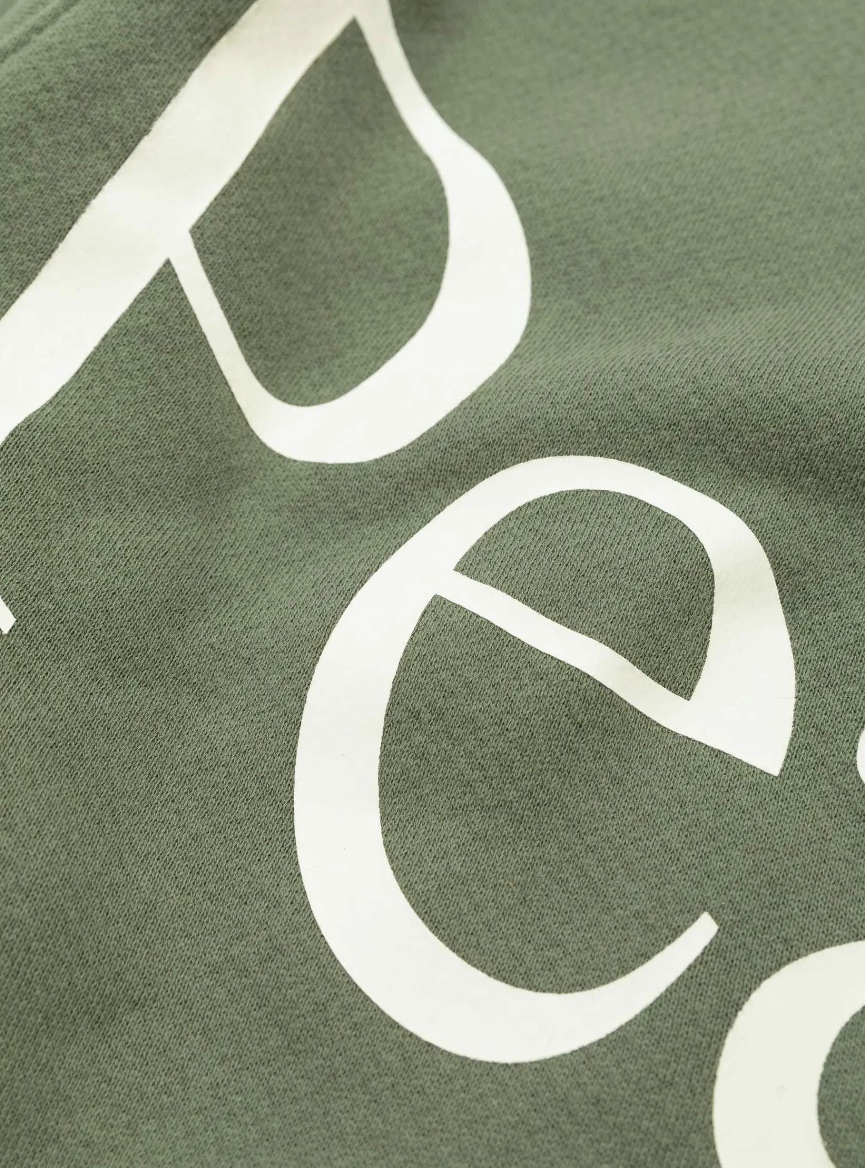 Jumbo Wordmark Hoodie Olive<Museum of Peace and Quiet New
