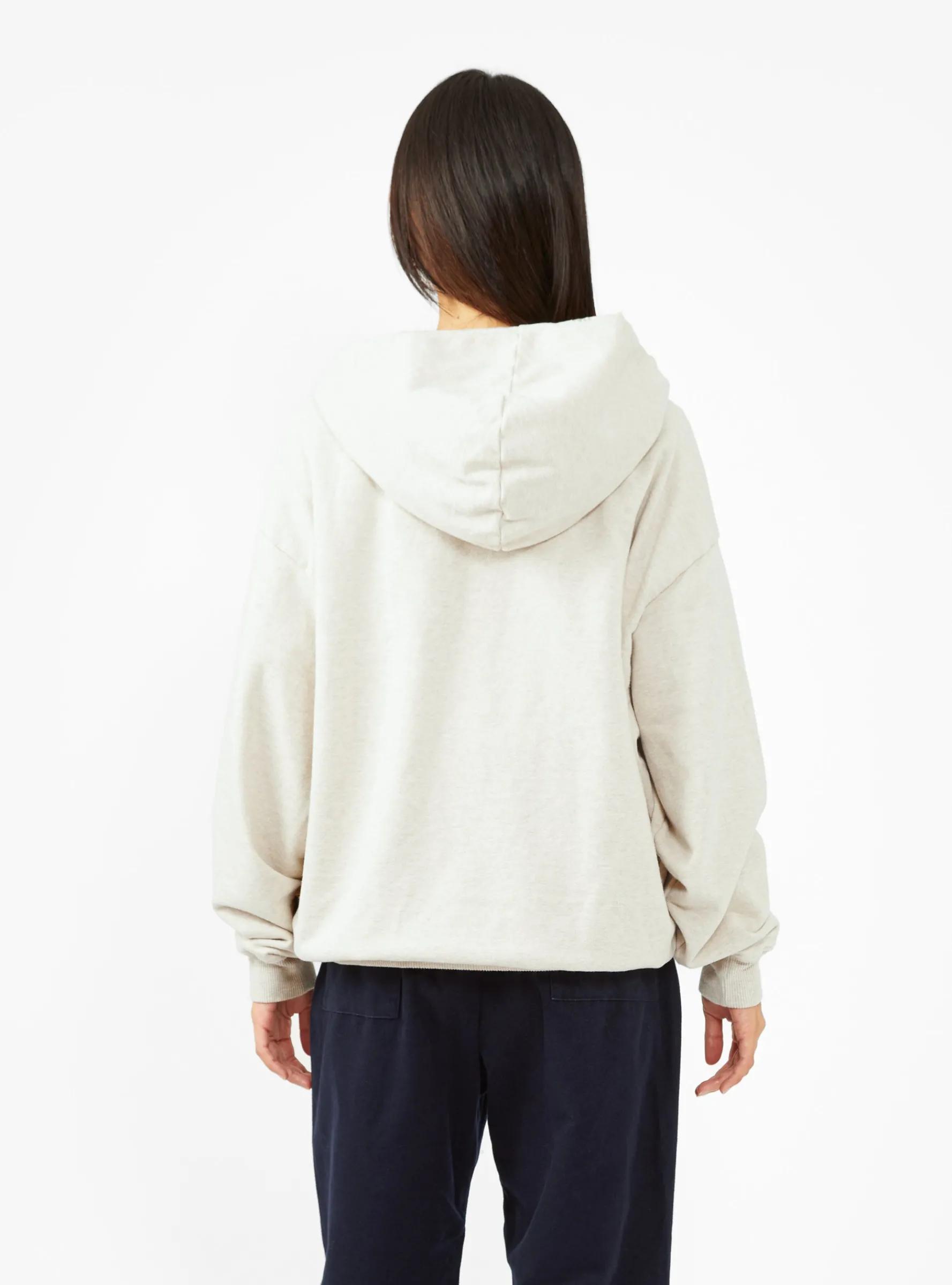 KESA Ortega-Print Hoodie Ecru<Kapital Fashion