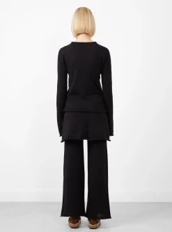 Layer Knit Pants Black<Lauren Manoogian Clearance