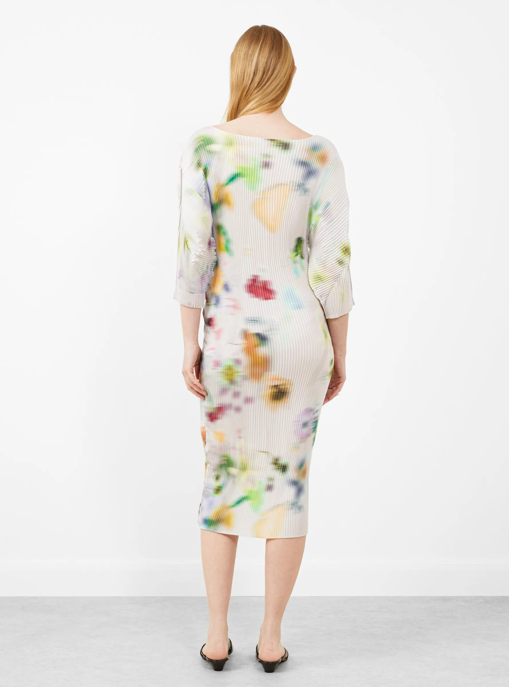 Leila Pleated Dress Mayu White<Julia Heuer Fashion
