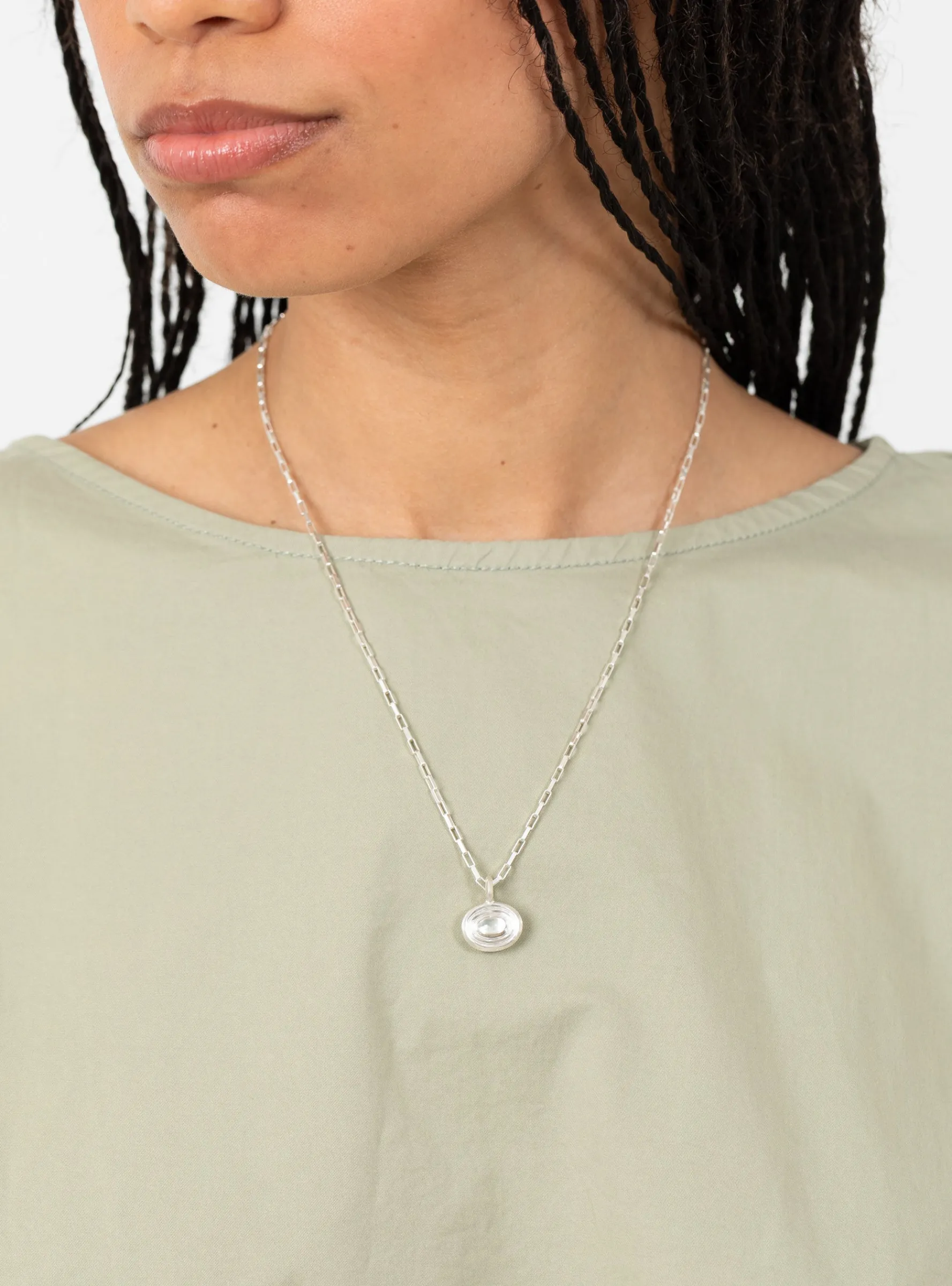 Little Wavelet Necklace Moonstone<Lizzie Ames New