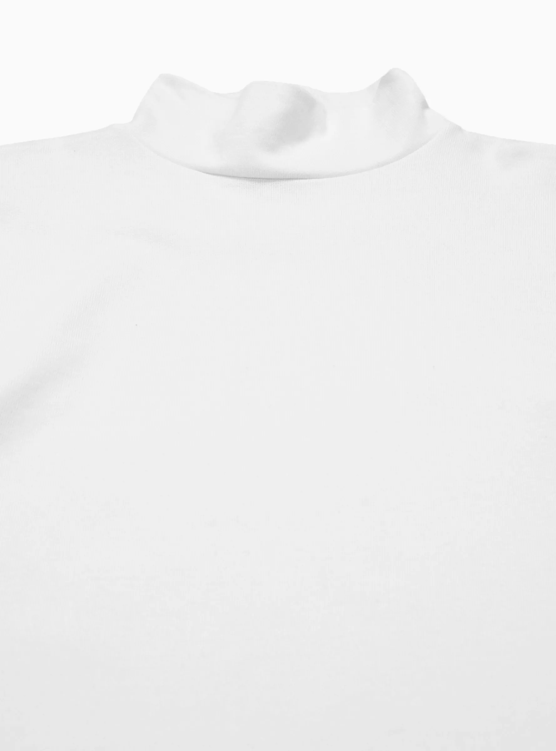 Long Sleeve High Neck Tee White<Drop Out Sports Best