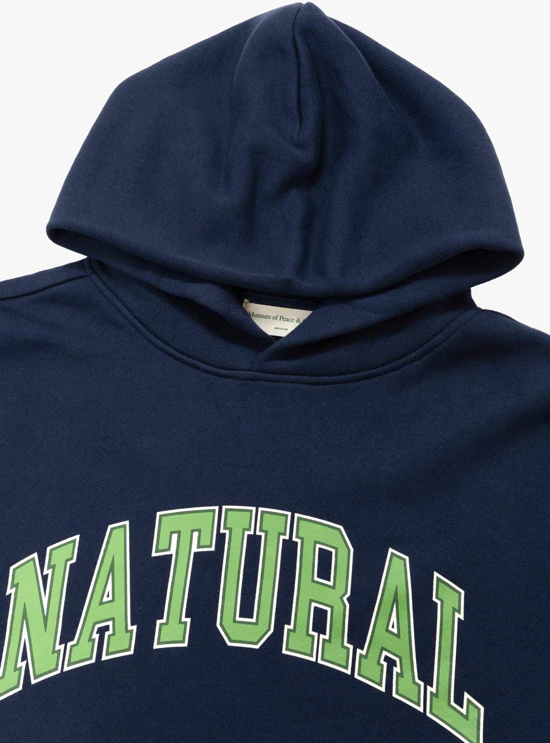 Natural Hoodie Navy<Museum of Peace and Quiet New