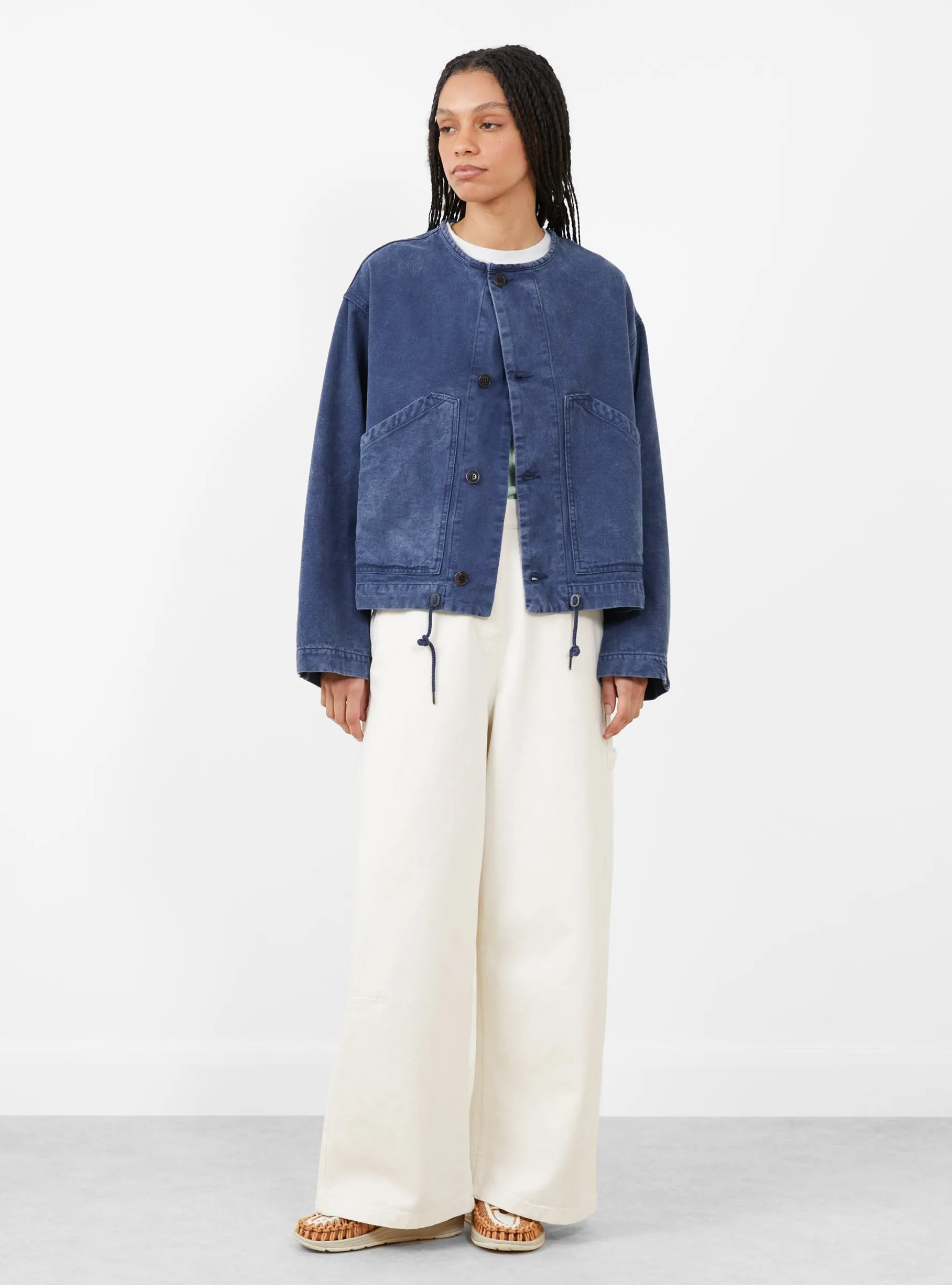 Nuclear Canvas Jacket Infinity Blue<Girls of Dust Hot