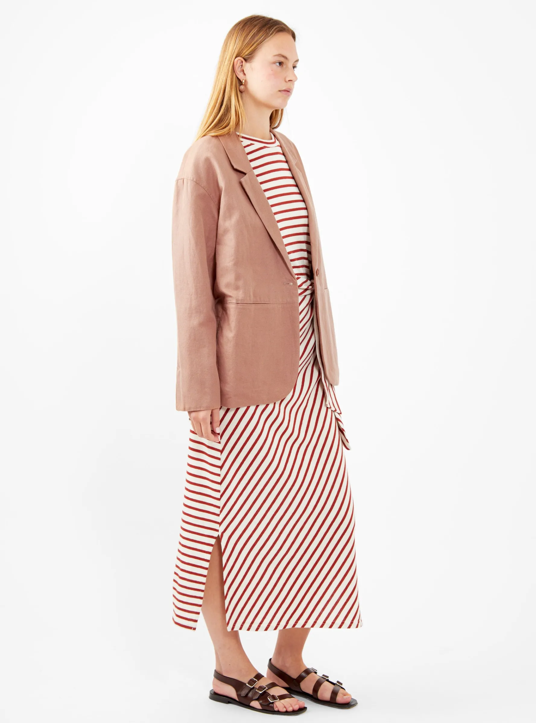 Oversized Blazer Dusty Pink<Apiece Apart Fashion