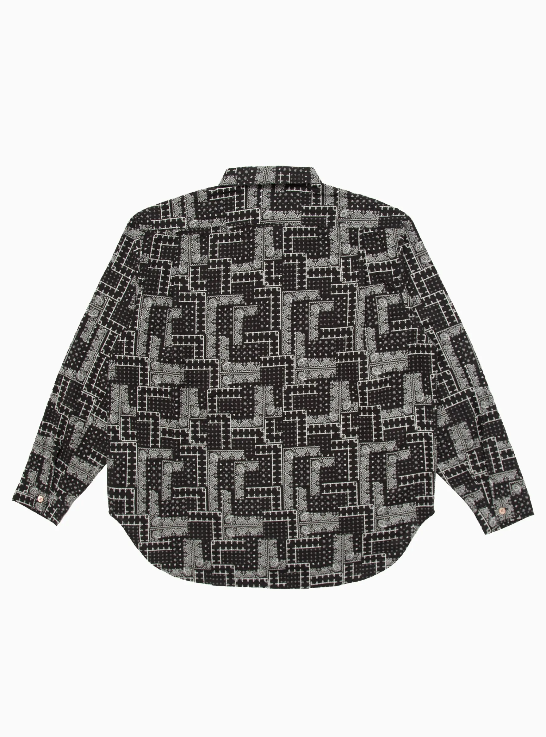 Paisley Easy Shirt Black<Garbstore Best