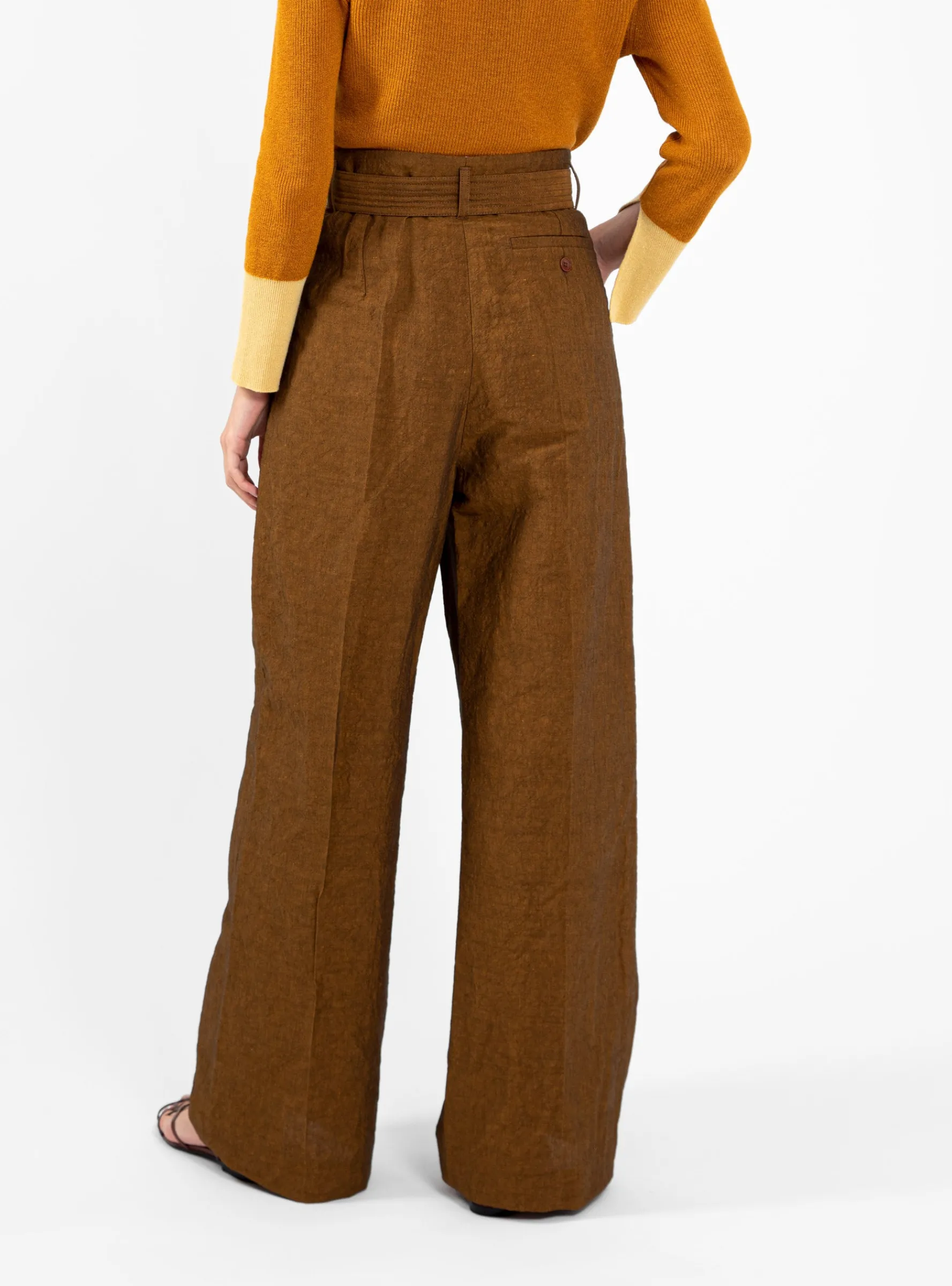Parouze Trousers Rusty Brown<Christian Wijnants Discount