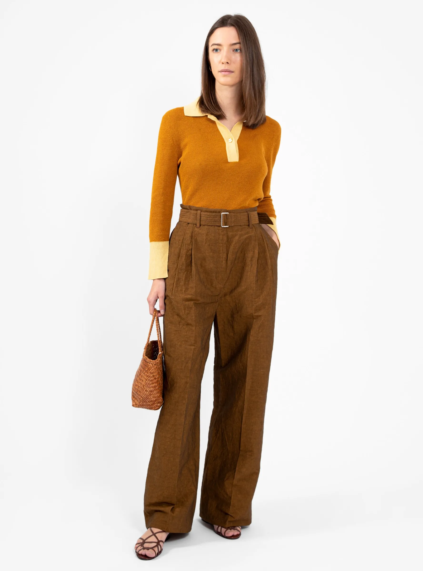 Parouze Trousers Rusty Brown<Christian Wijnants Discount