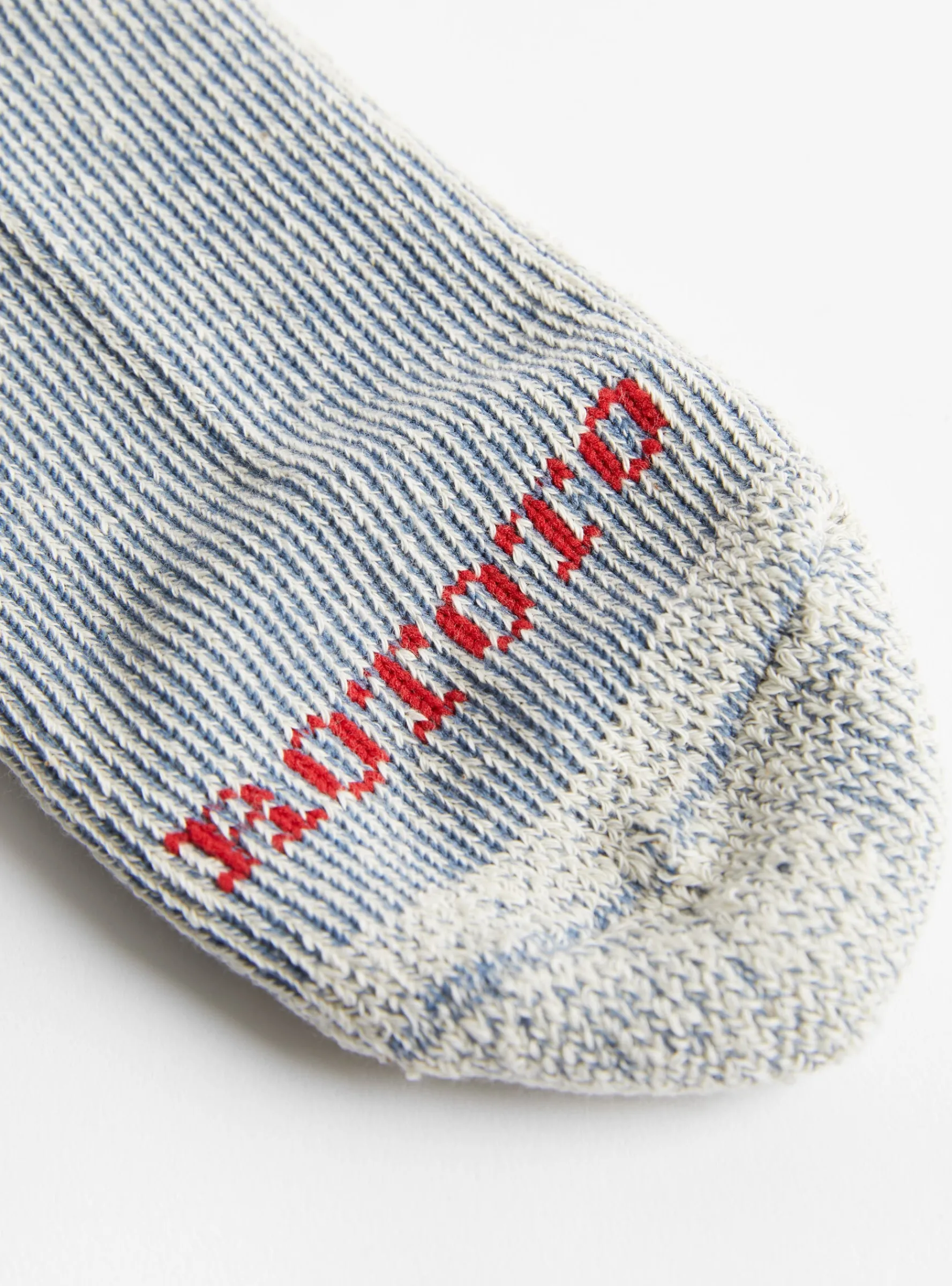 Pile Stripe Marl Socks Blue & Orange<ROTOTO Hot