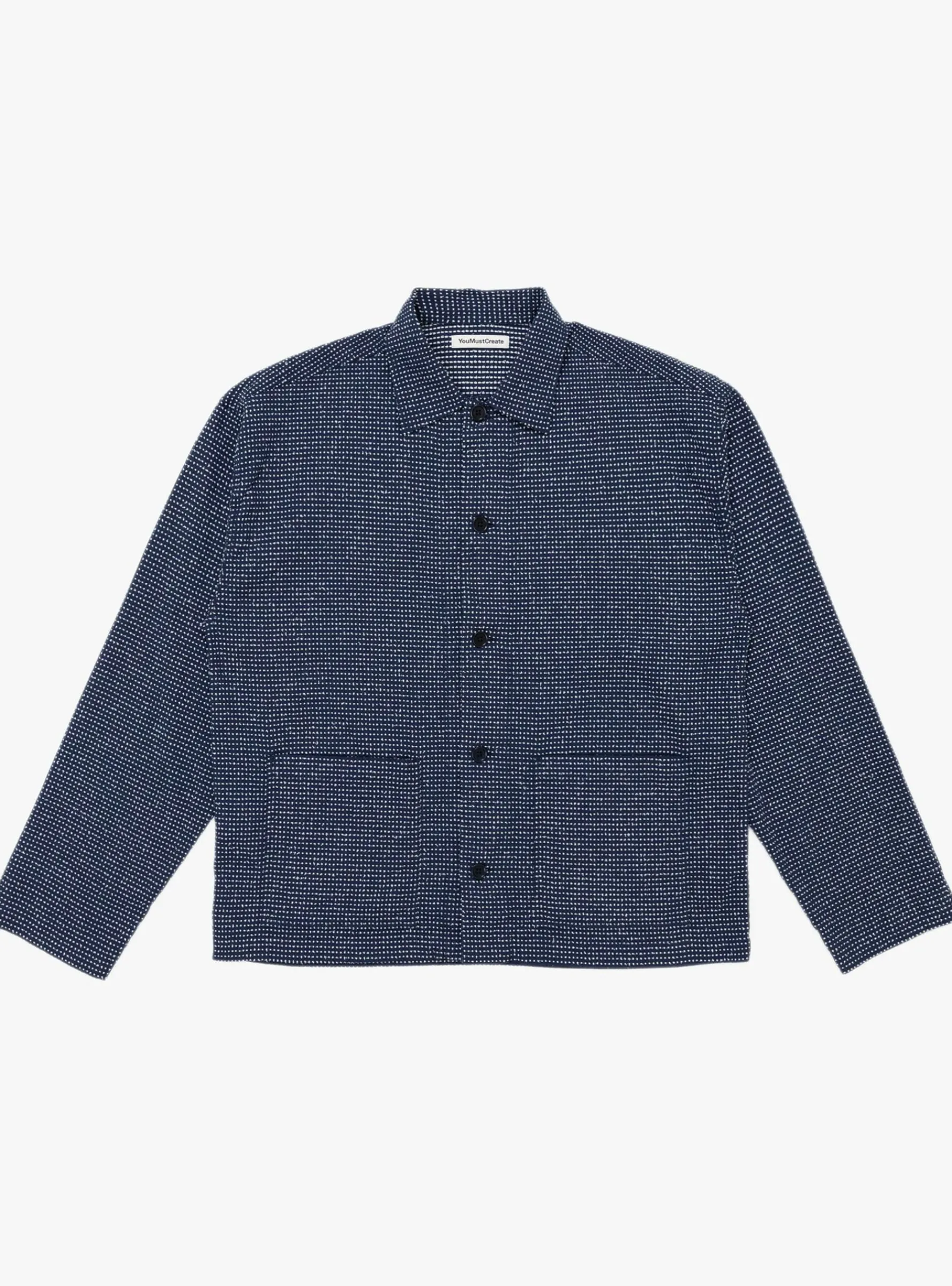 PJ Overshirt Blue/White<YMC Clearance