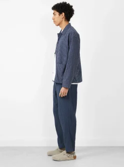 PJ Overshirt Blue/White<YMC Clearance