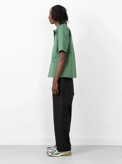 Pleated Ripstop Trouser Black<Brother Brother Best