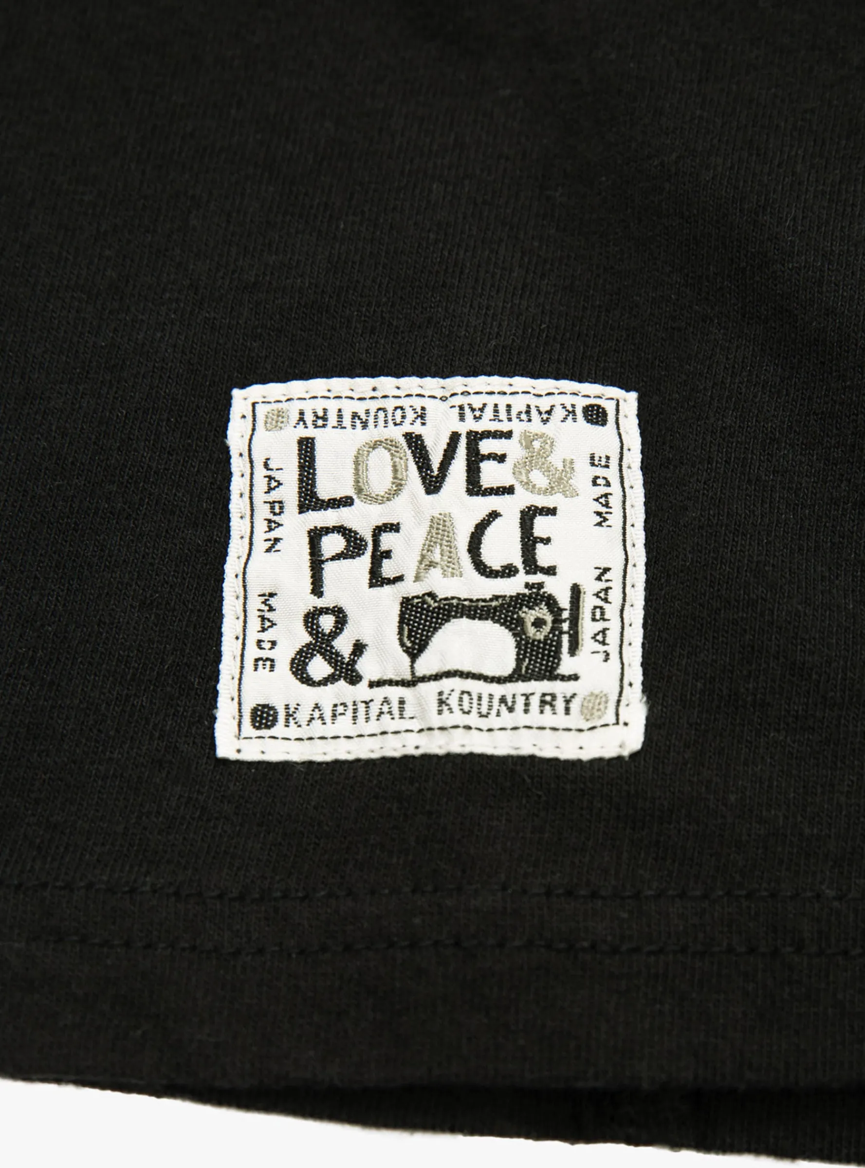 Rookie Crew T-Shirt Black<Kapital Sale