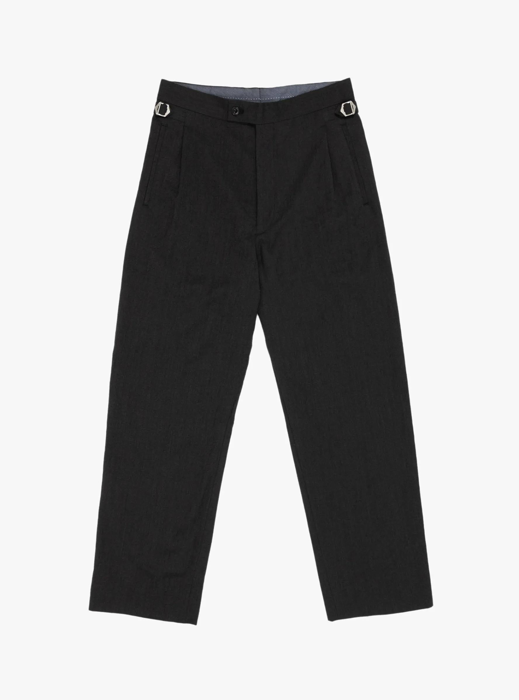 Seamless Pleat Pants Charcoal Grey<nanamica Online