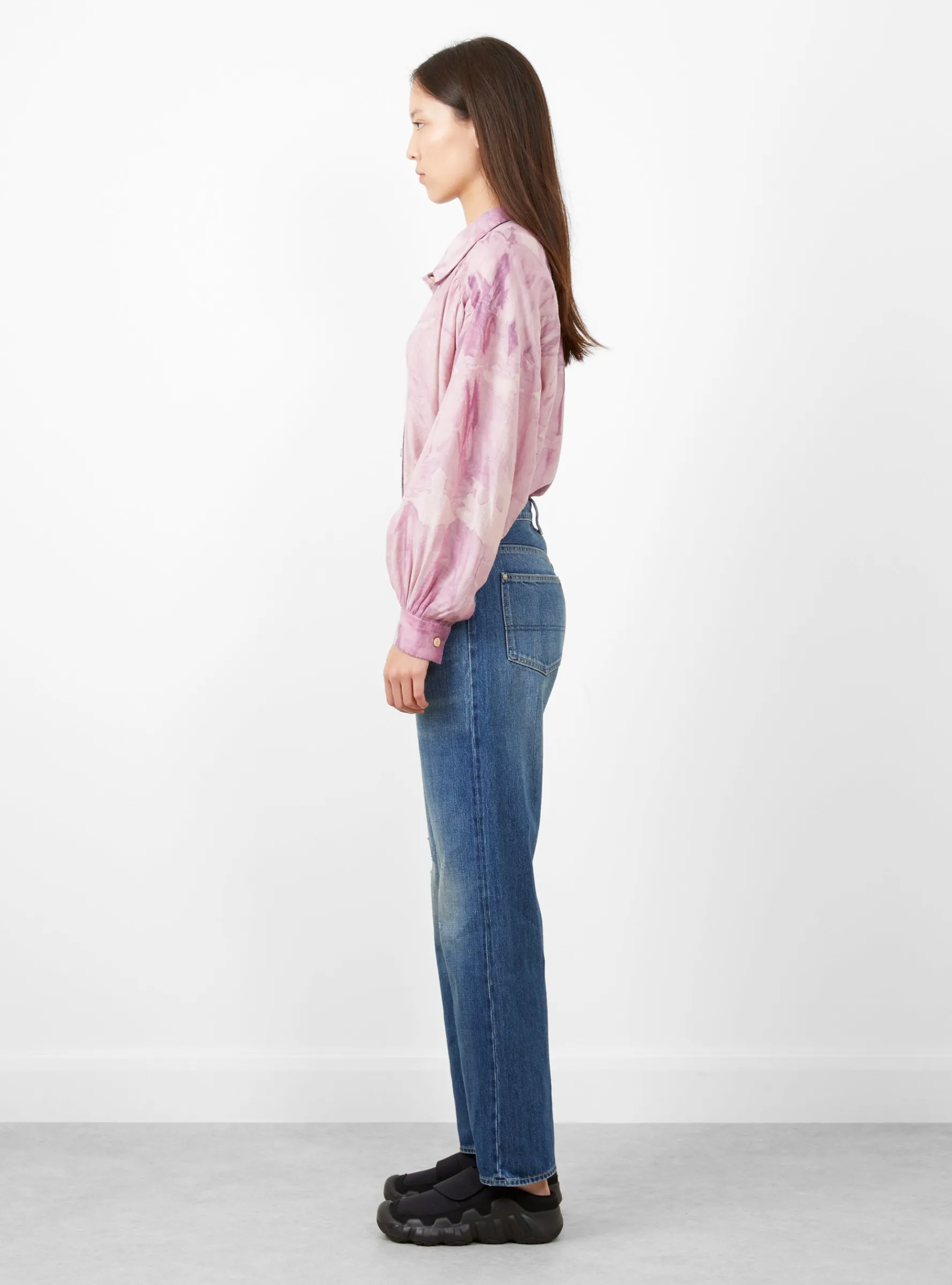 Selvedge Denim Narrow Straight Cut Medium Distress<Chimala Sale