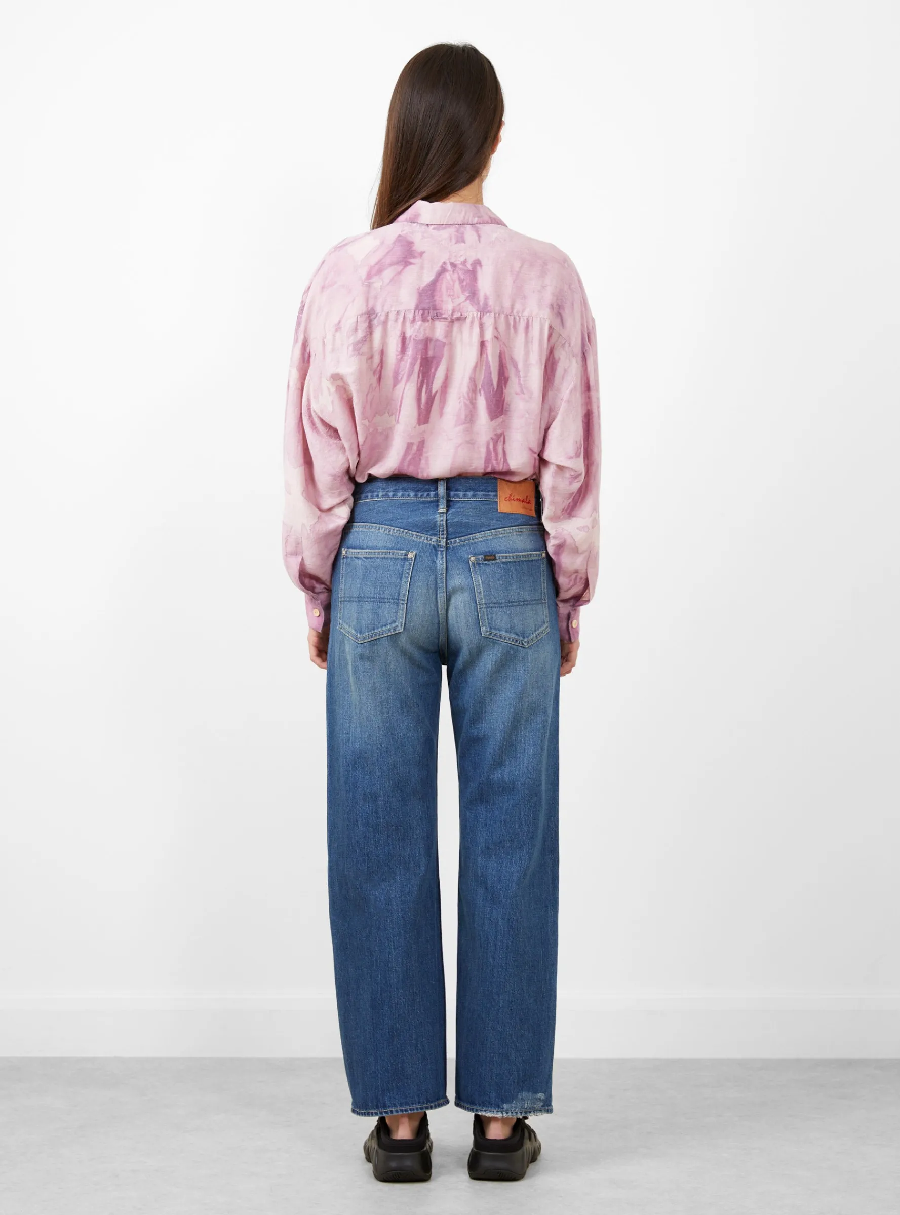 Selvedge Denim Narrow Straight Cut Medium Distress<Chimala Sale
