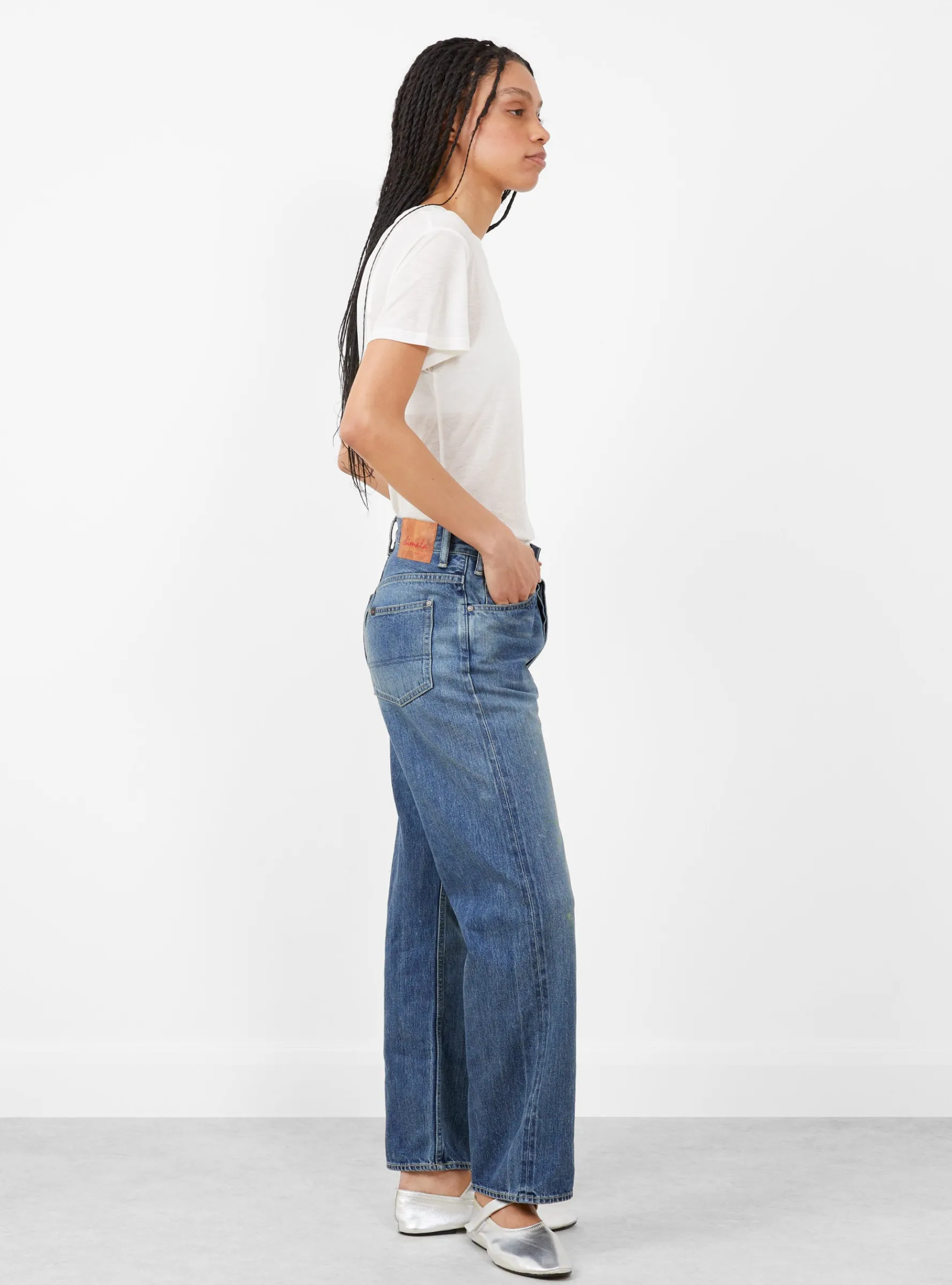 Selvedge Denim Narrow Straight Cut Medium Splatter<Chimala Fashion