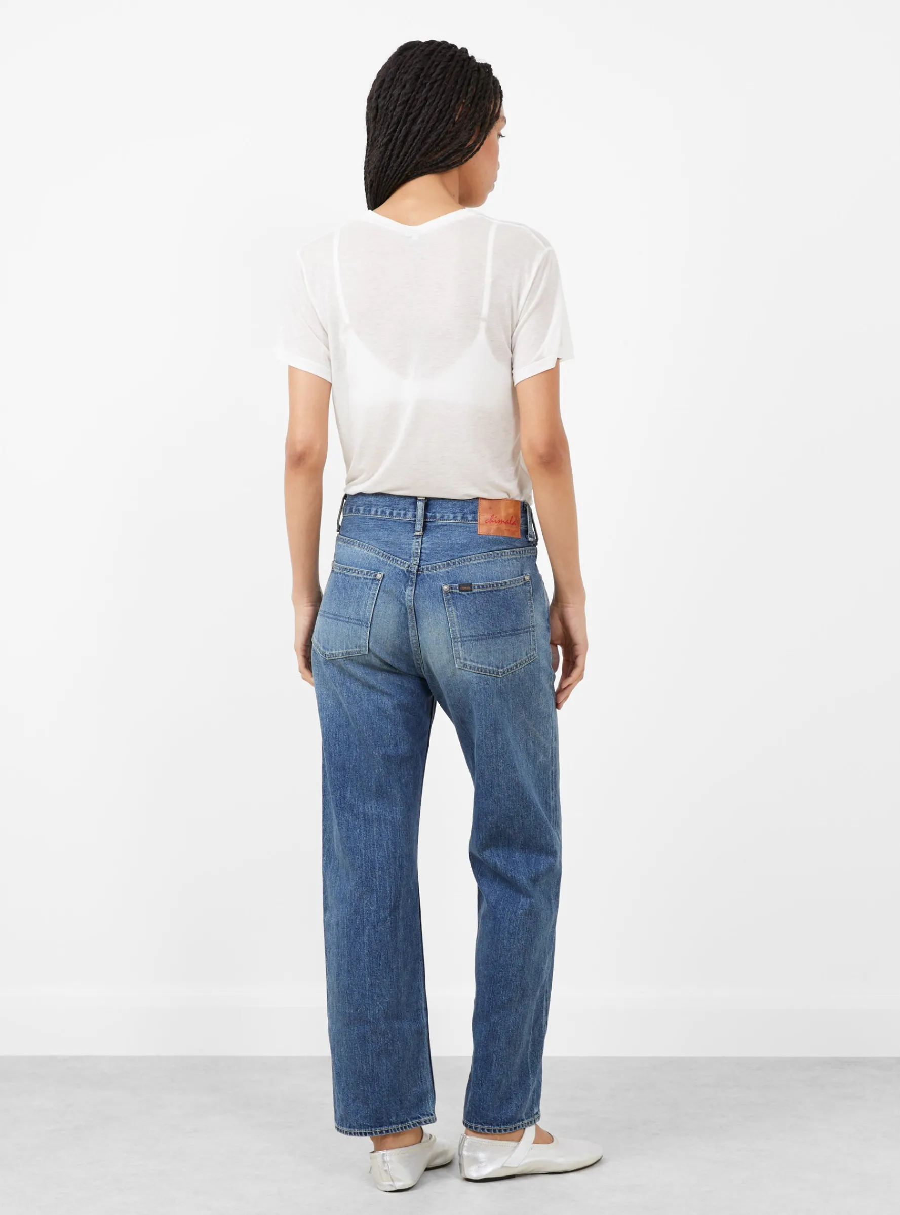 Selvedge Denim Narrow Straight Cut Medium Splatter<Chimala Fashion