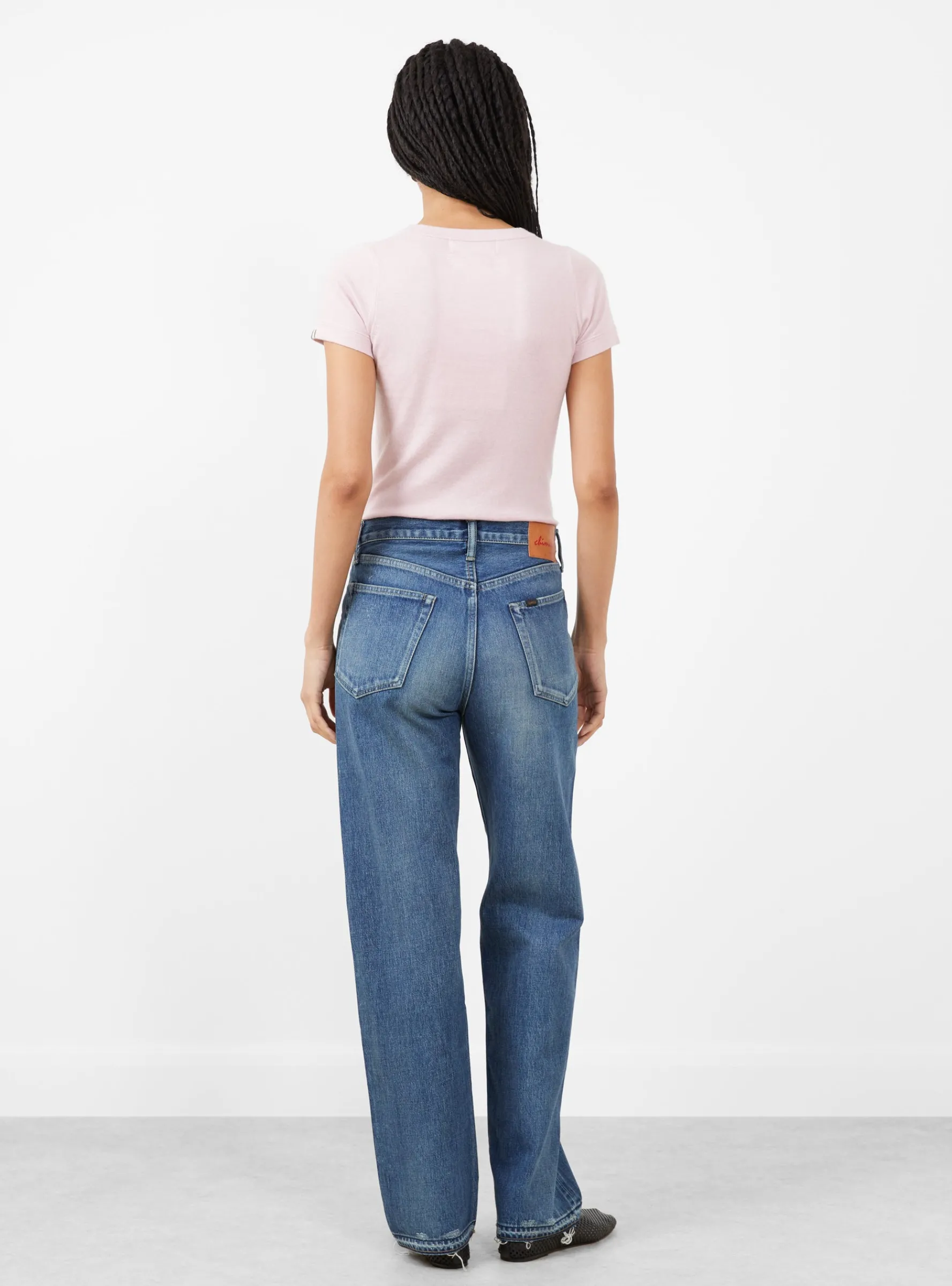 Selvedge Denim Straight Cut Dark Distress<Chimala Fashion