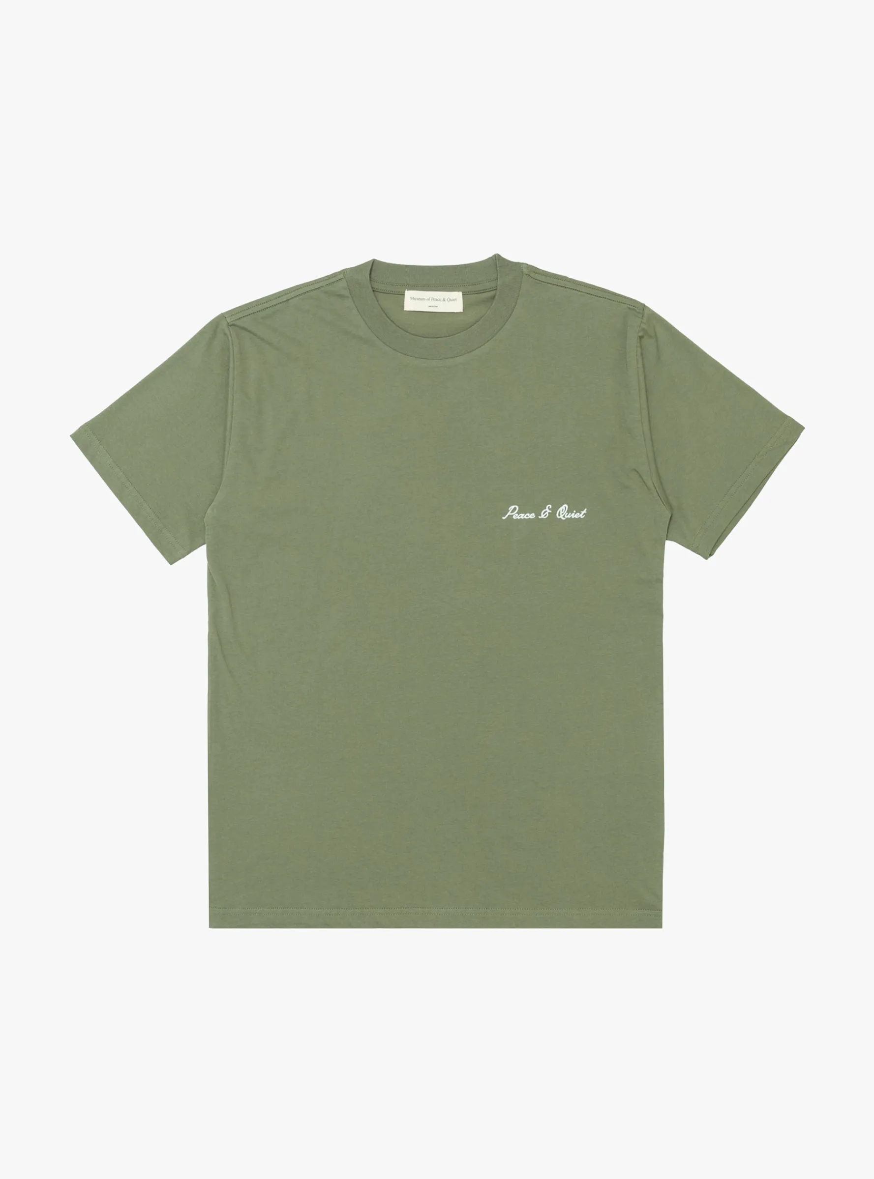 Signature T-Shirt Olive<Museum of Peace and Quiet Clearance