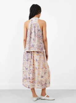 Silk Skirt Longwood Marigold and Madder<Anntian Outlet